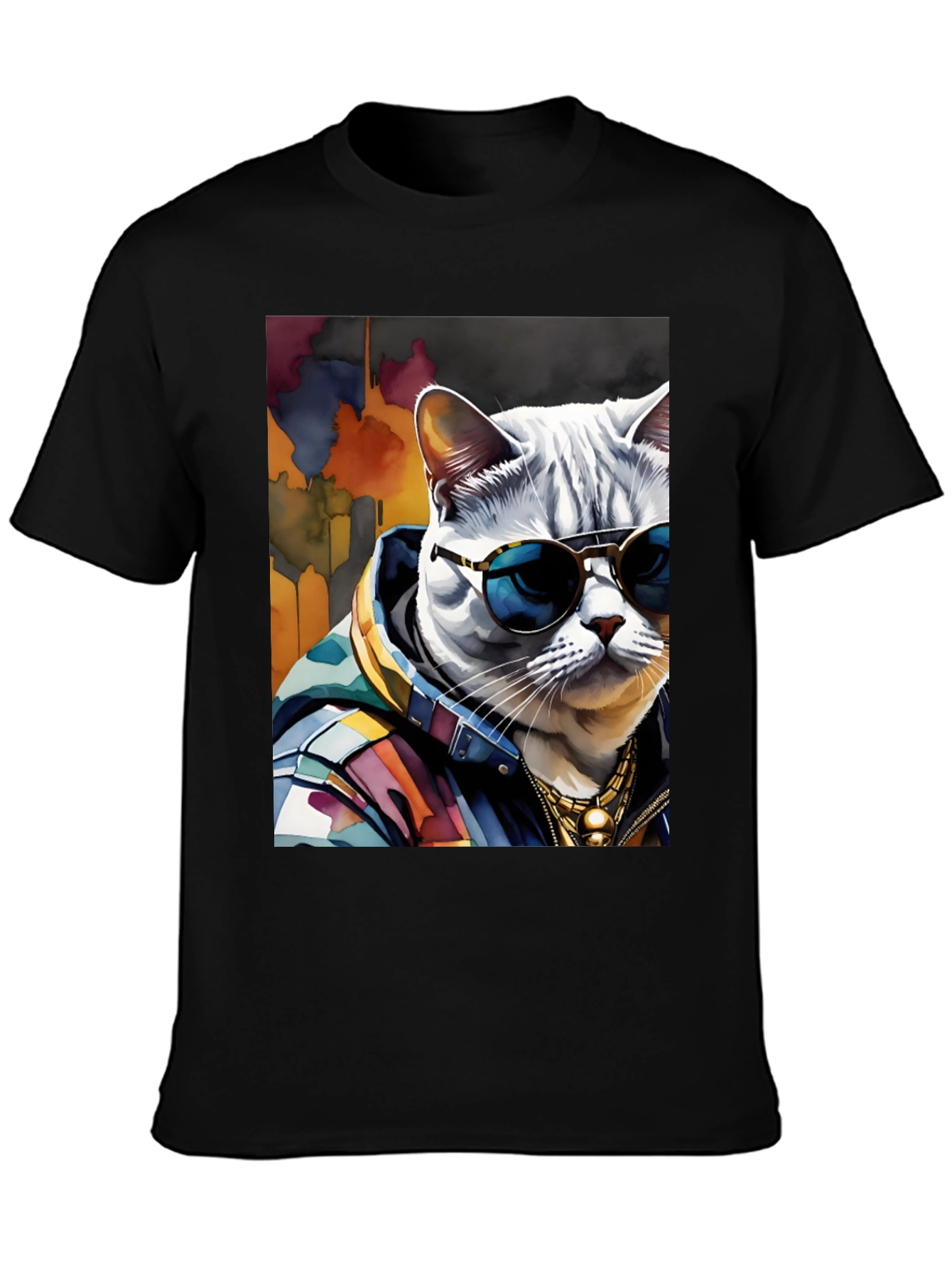 Cool Cat Graphic Tee - Urban Style
