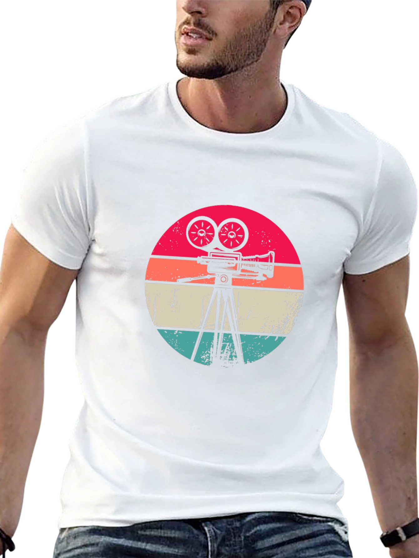 Retro Camera Graphic Tee - Classic Film Lover T-Shirt