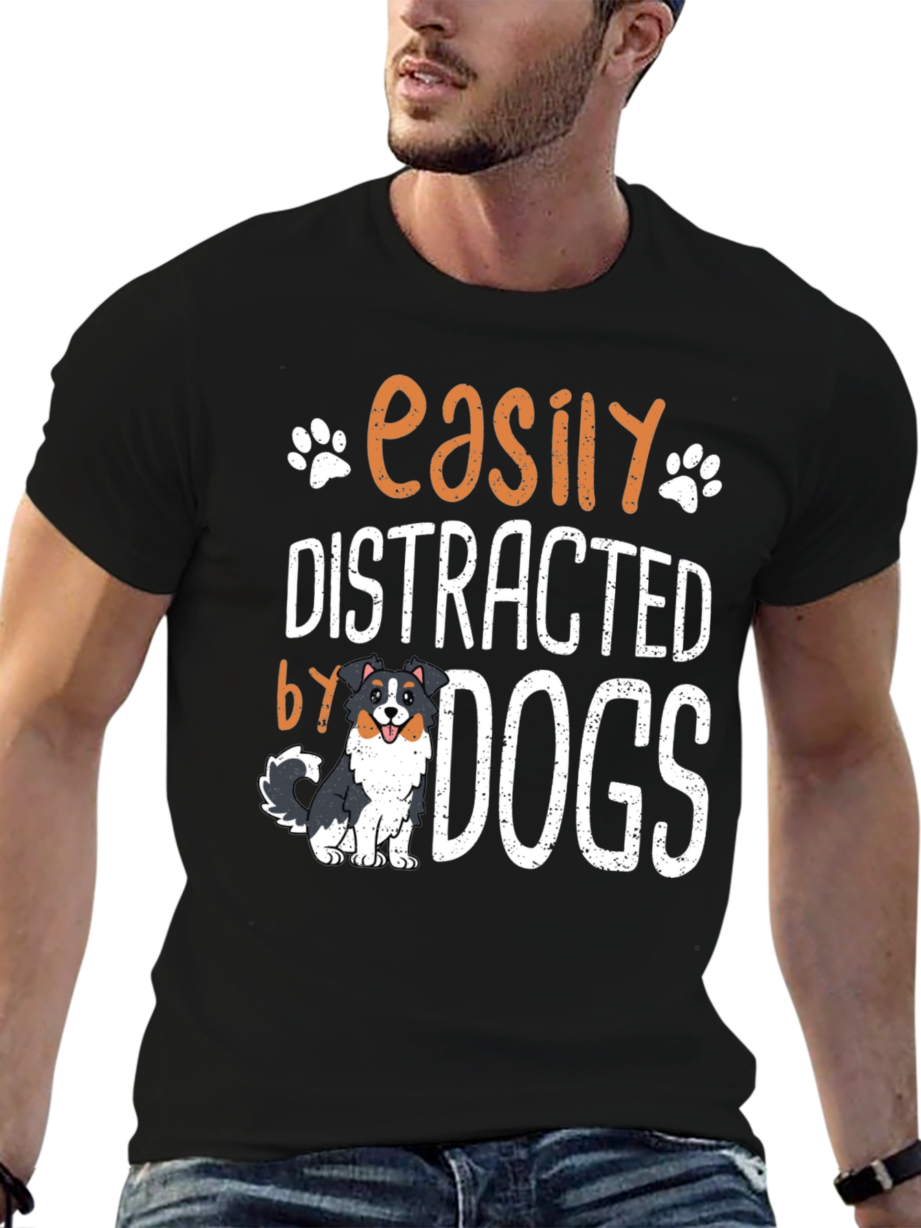 Easily Distracted by Dogs T-Shirt