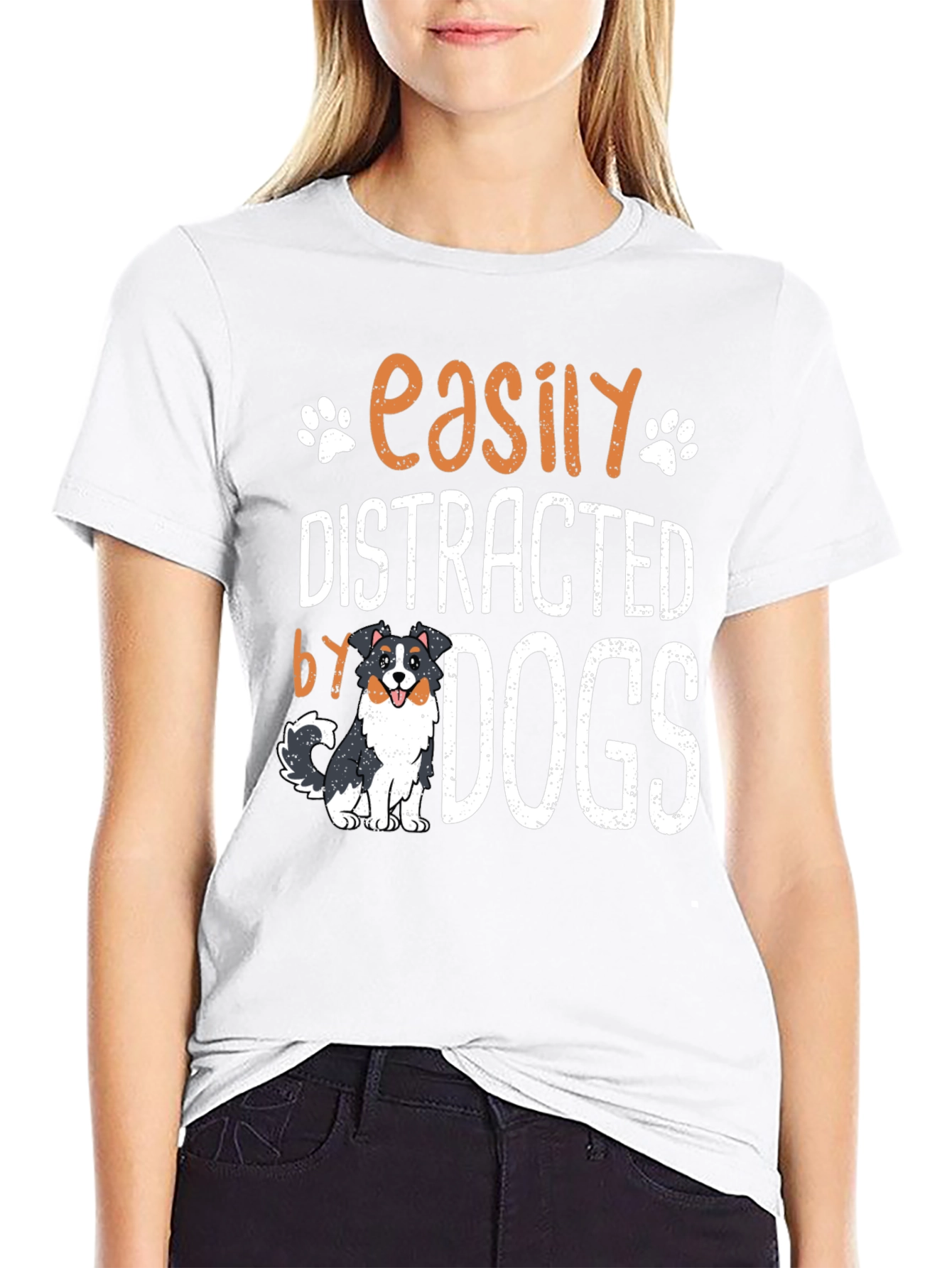 Easily Distracted by Dogs T-Shirt