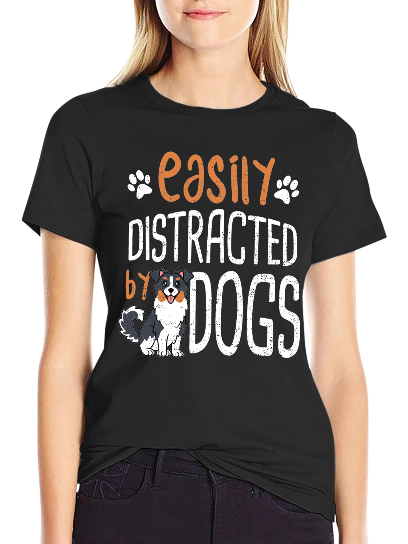 Easily Distracted by Dogs T-Shirt