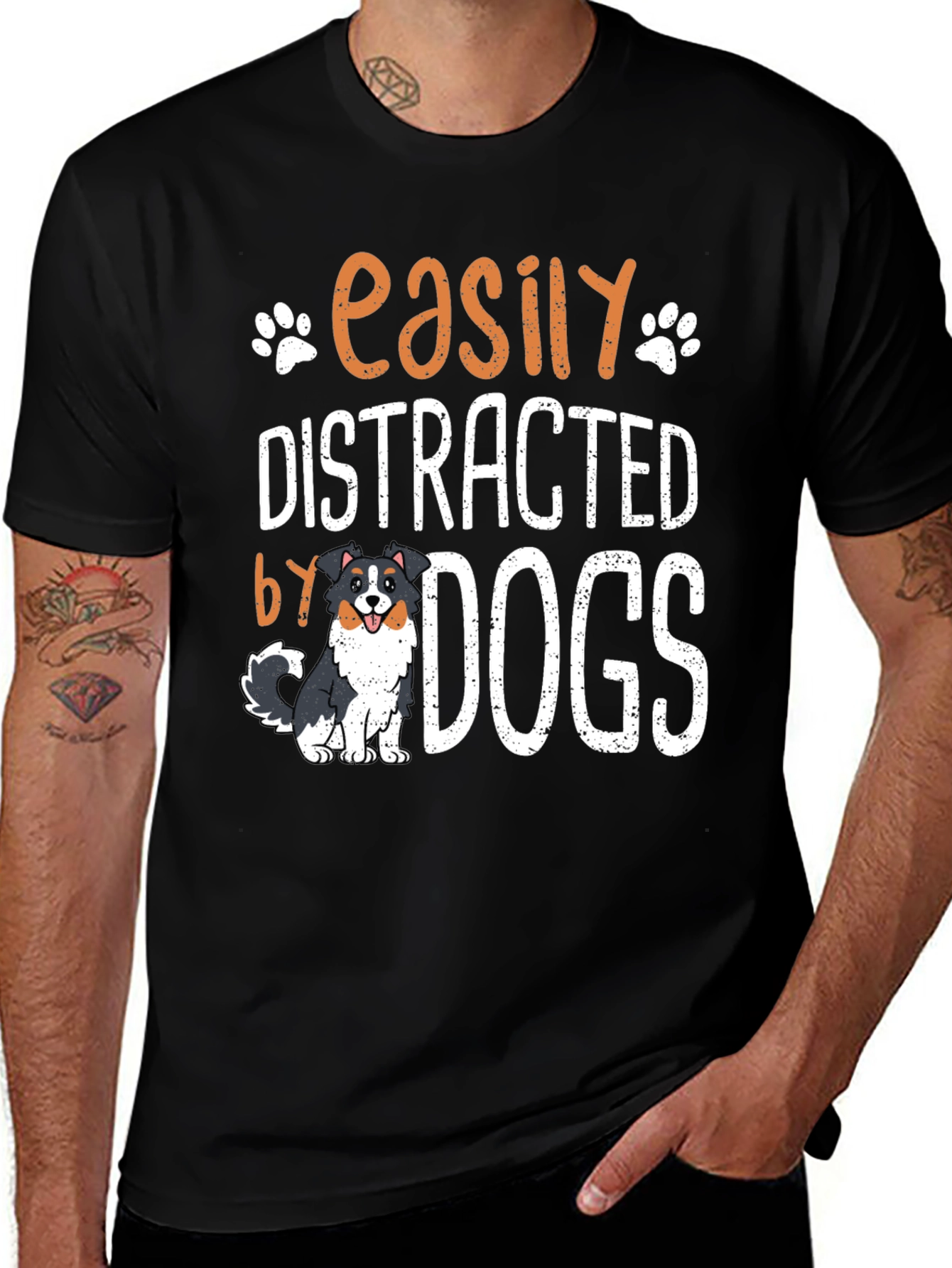 Easily Distracted by Dogs T-Shirt