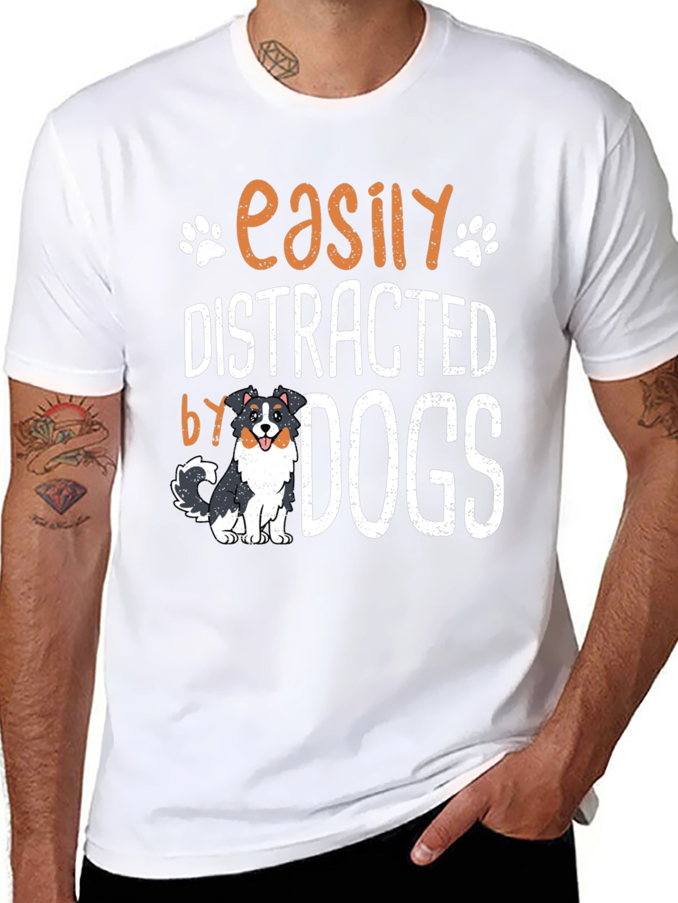 Easily Distracted by Dogs T-Shirt