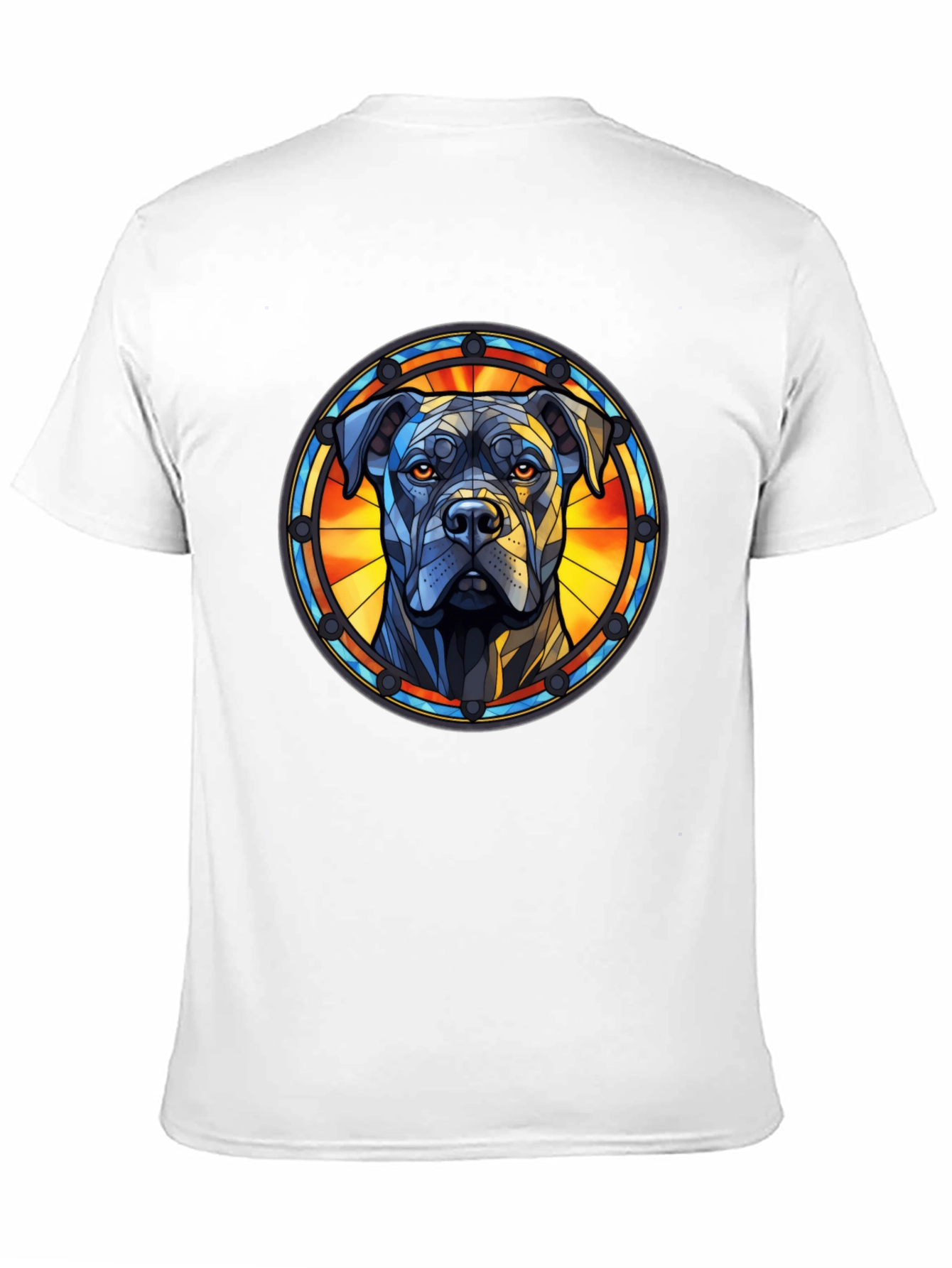 Dog Stained Glass Style Tee