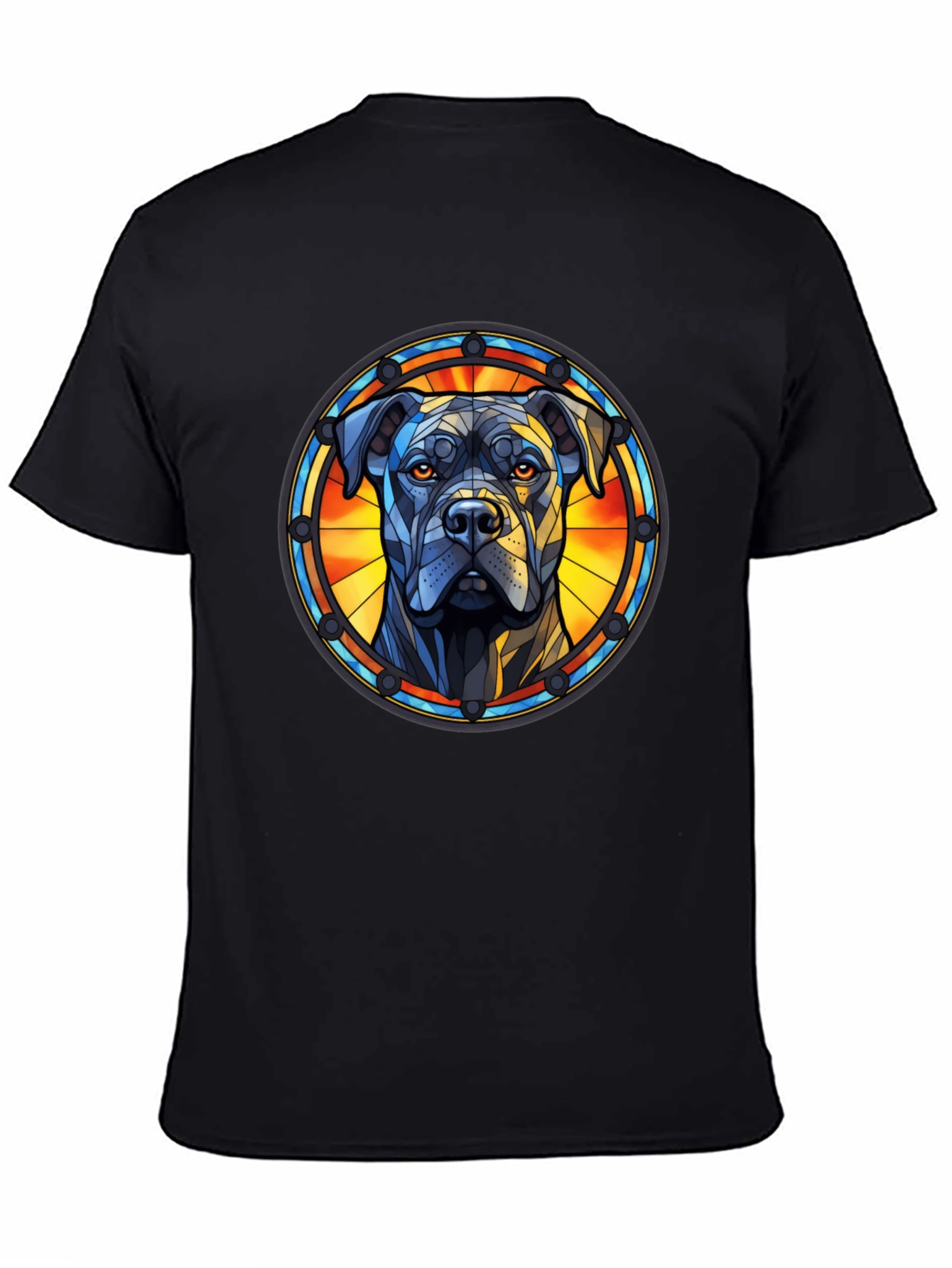 Dog Stained Glass Style Tee