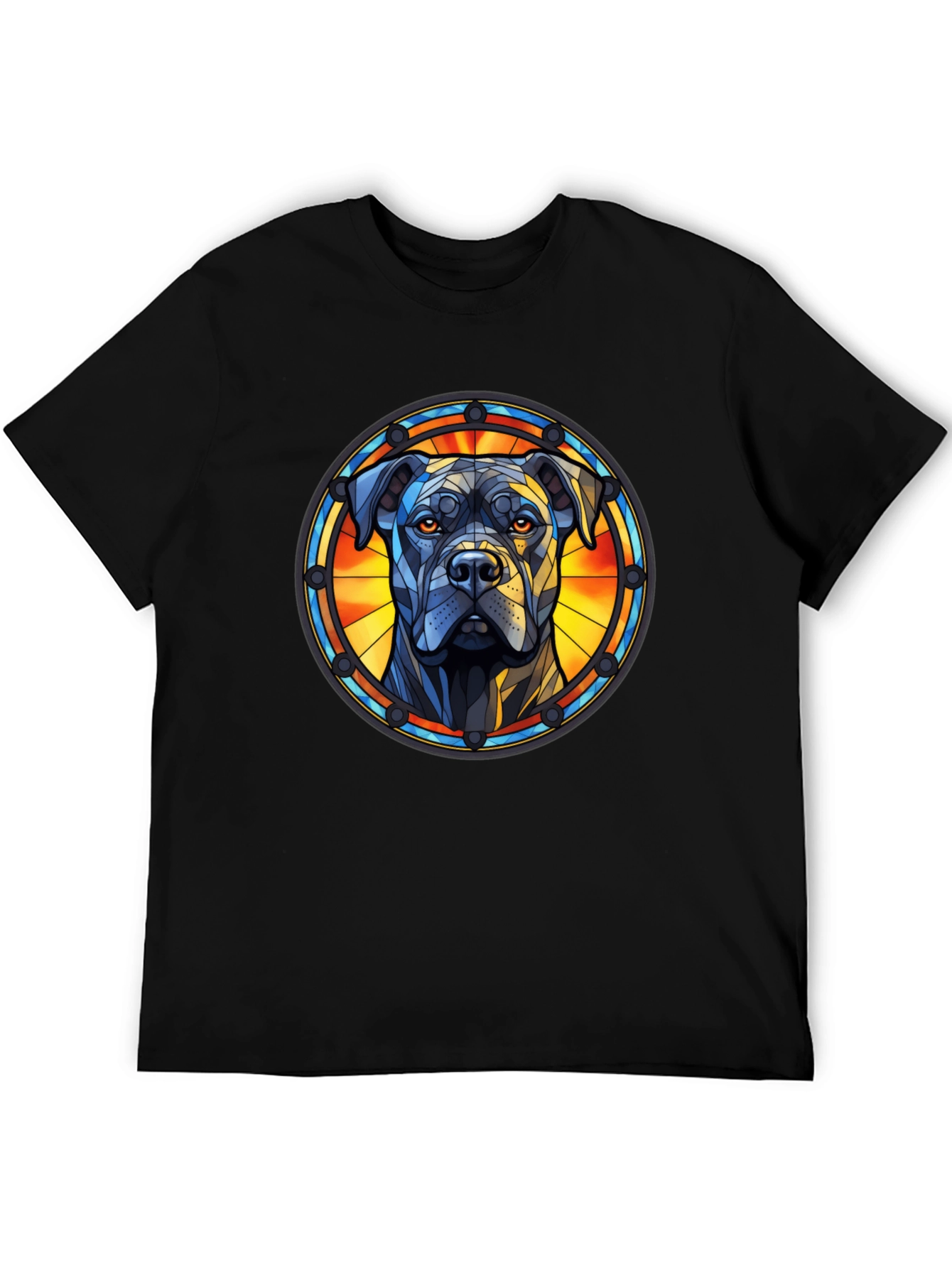 Dog Stained Glass Style Tee