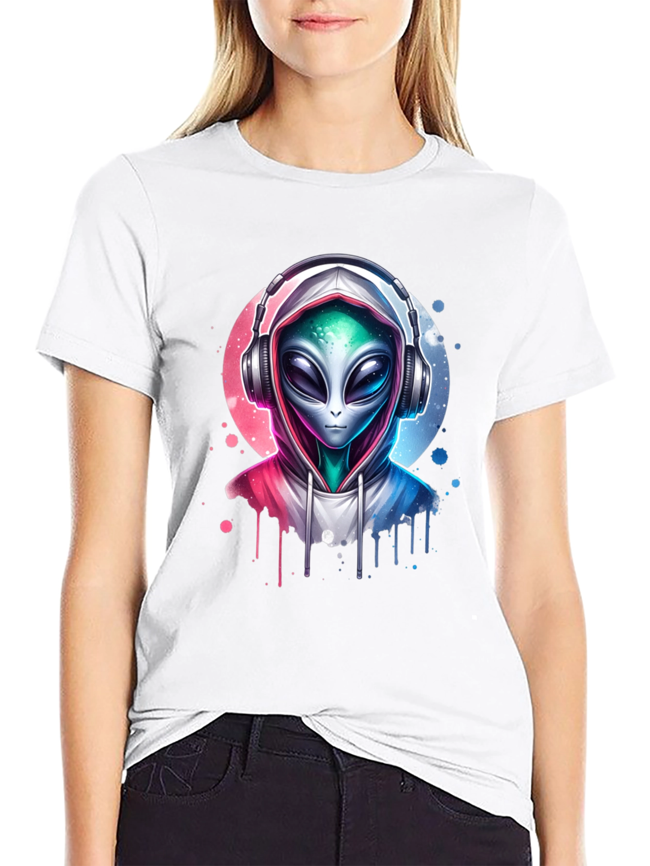 Alien DJ T-Shirt - Galaxy Beat Tee