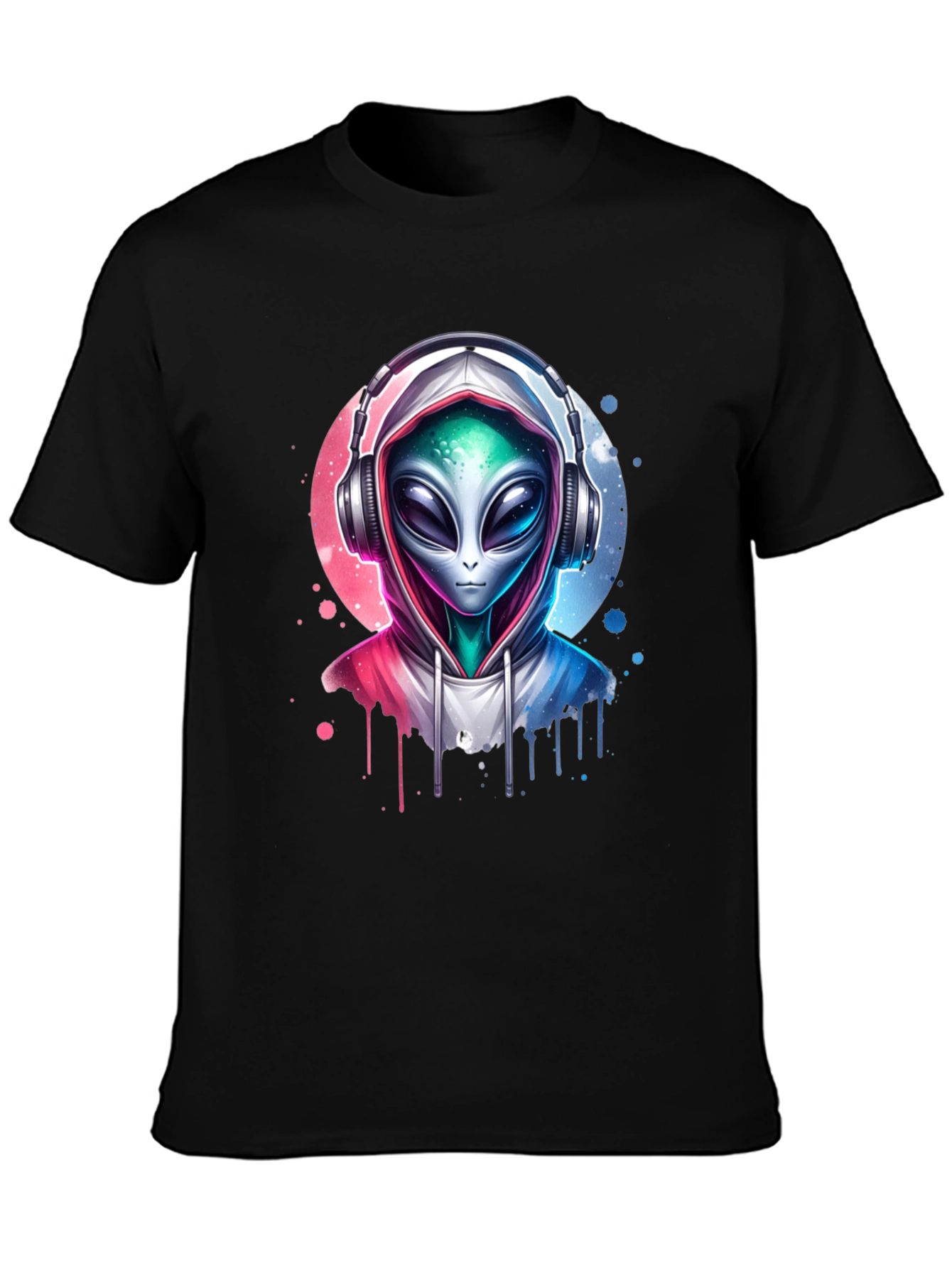 Alien DJ T-Shirt - Galaxy Beat Tee