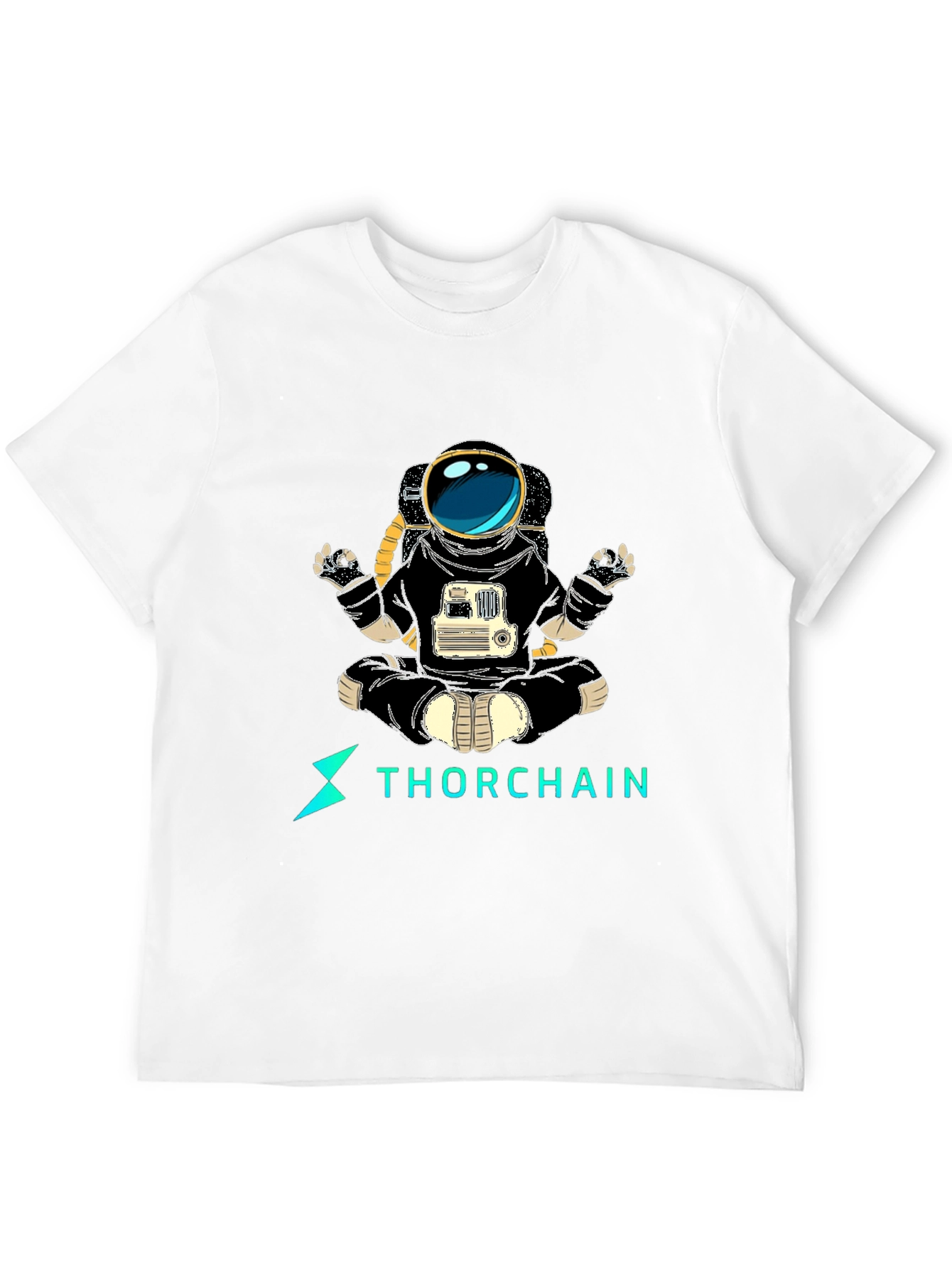 Astronaut Thorchain Graphic Tee - Black