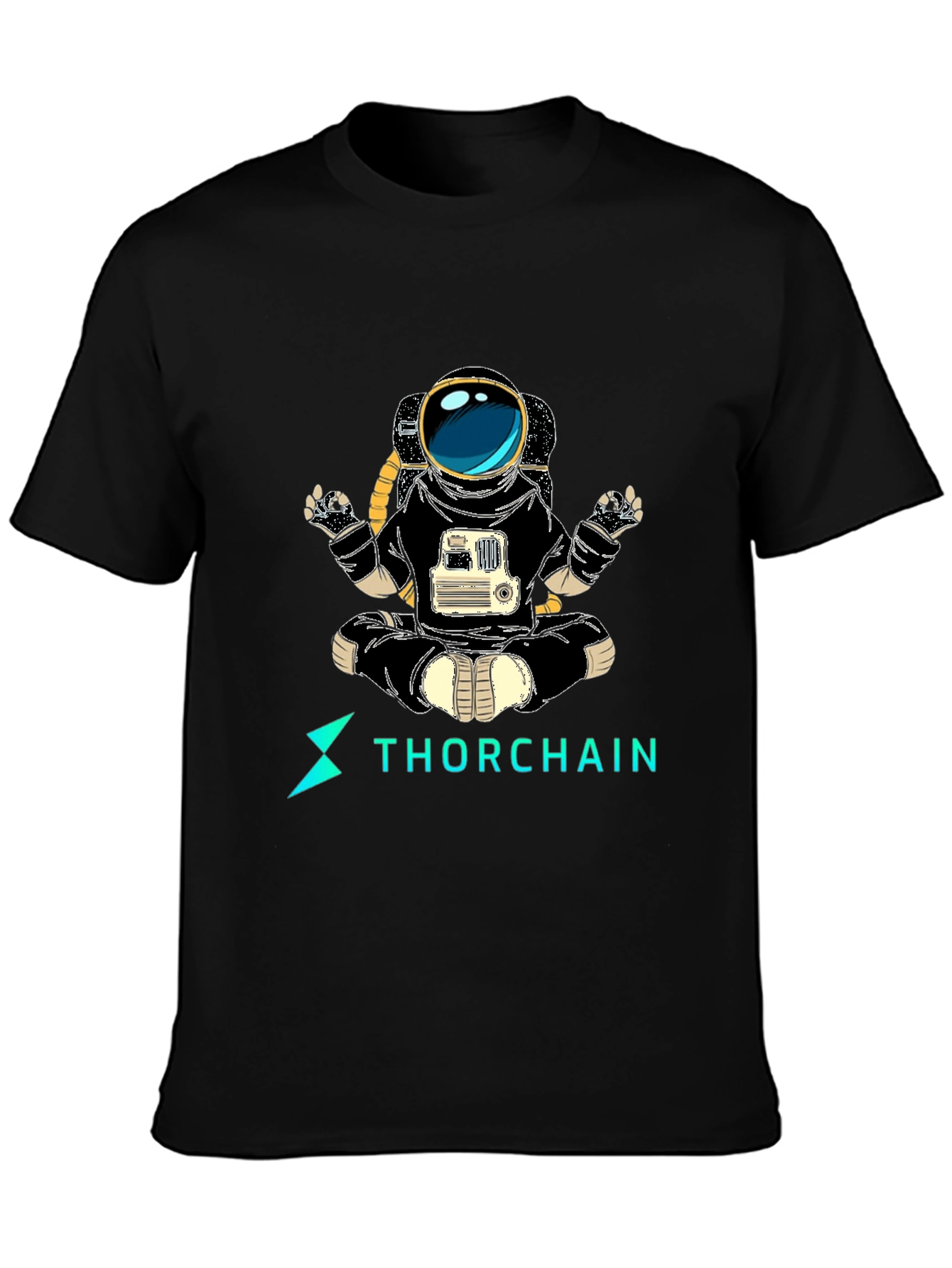 Astronaut Thorchain Graphic Tee - Black