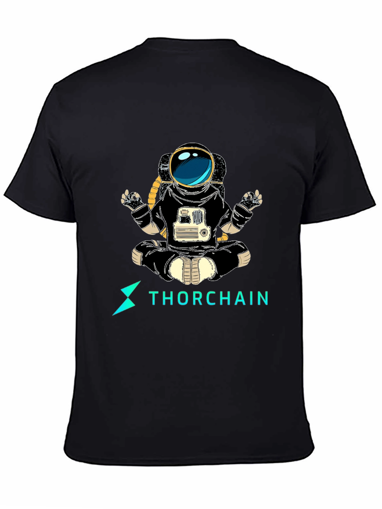 Astronaut Thorchain Graphic Tee - Black