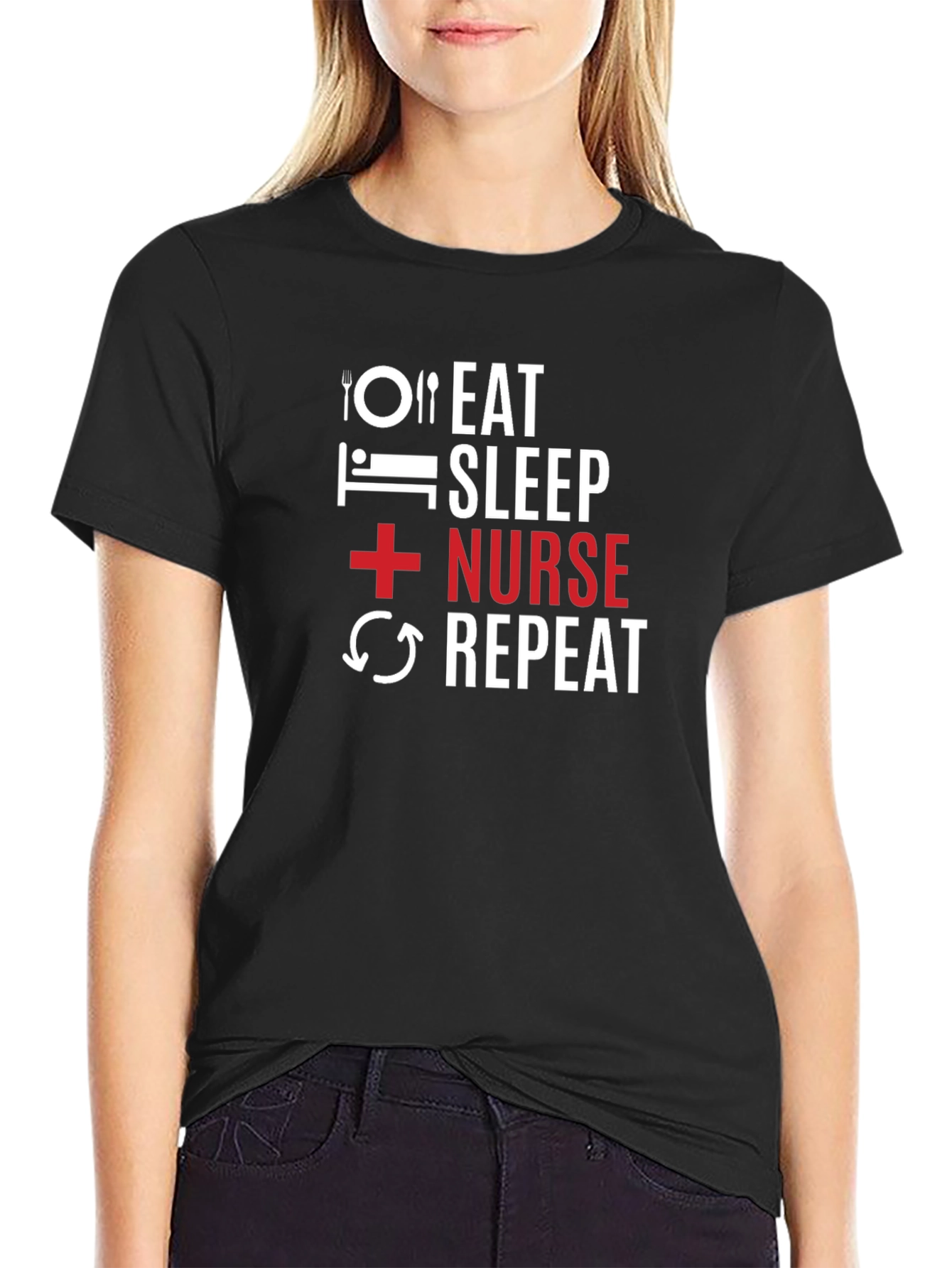 Eat Sleep Nurse Repeat T-Shirt