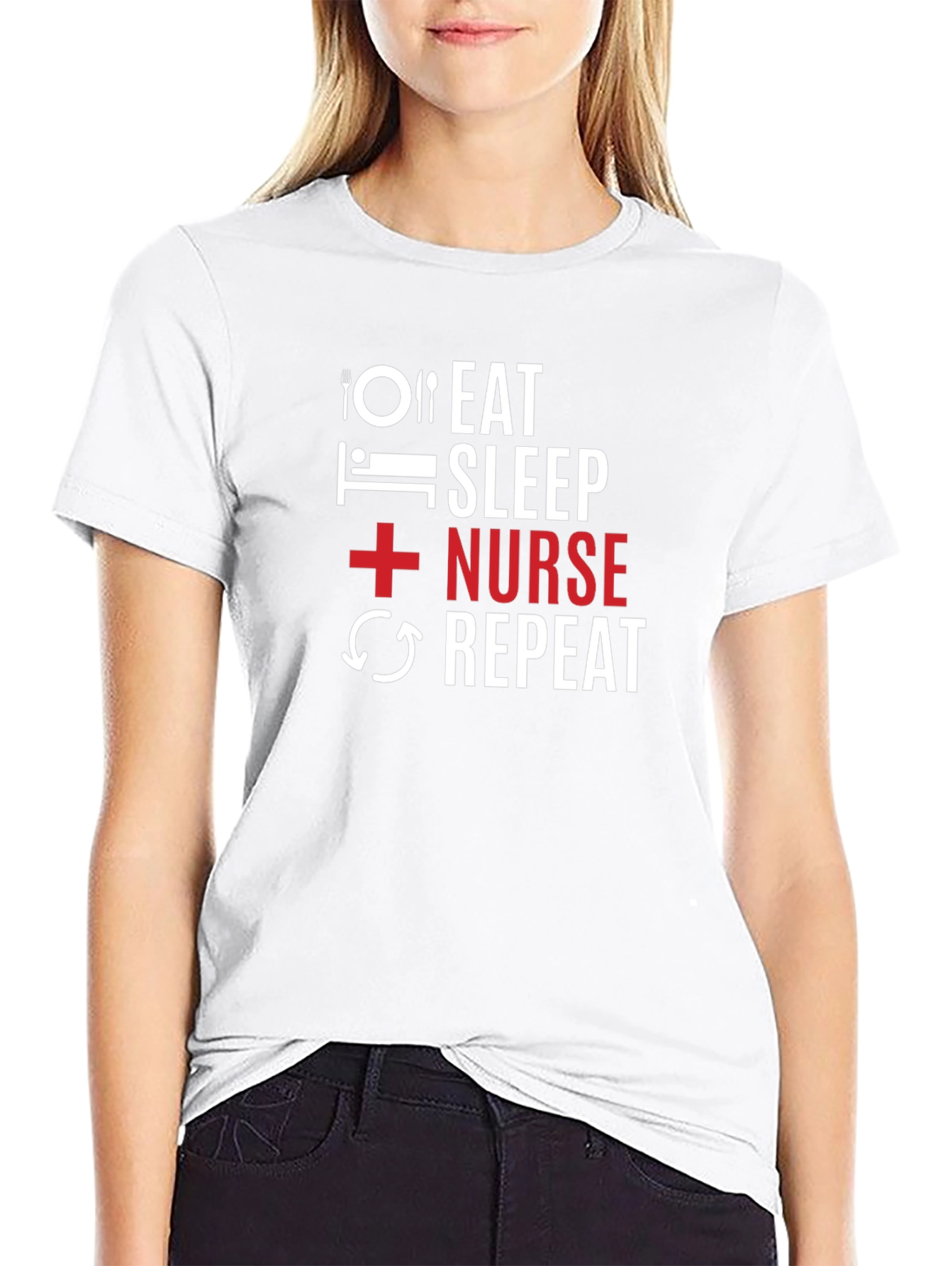 Eat Sleep Nurse Repeat T-Shirt