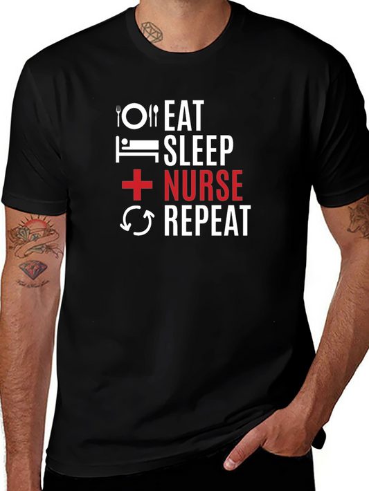 Eat Sleep Nurse Repeat T-Shirt