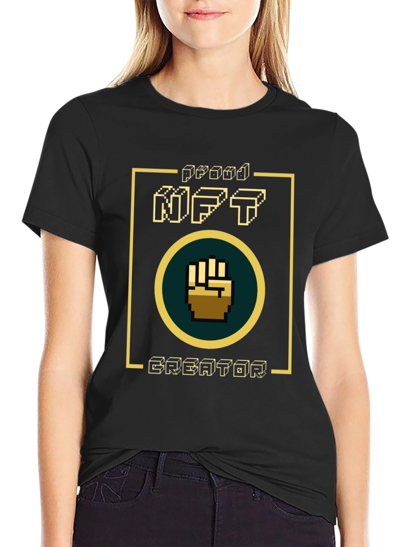 Proud NFT Creator Black T-Shirt