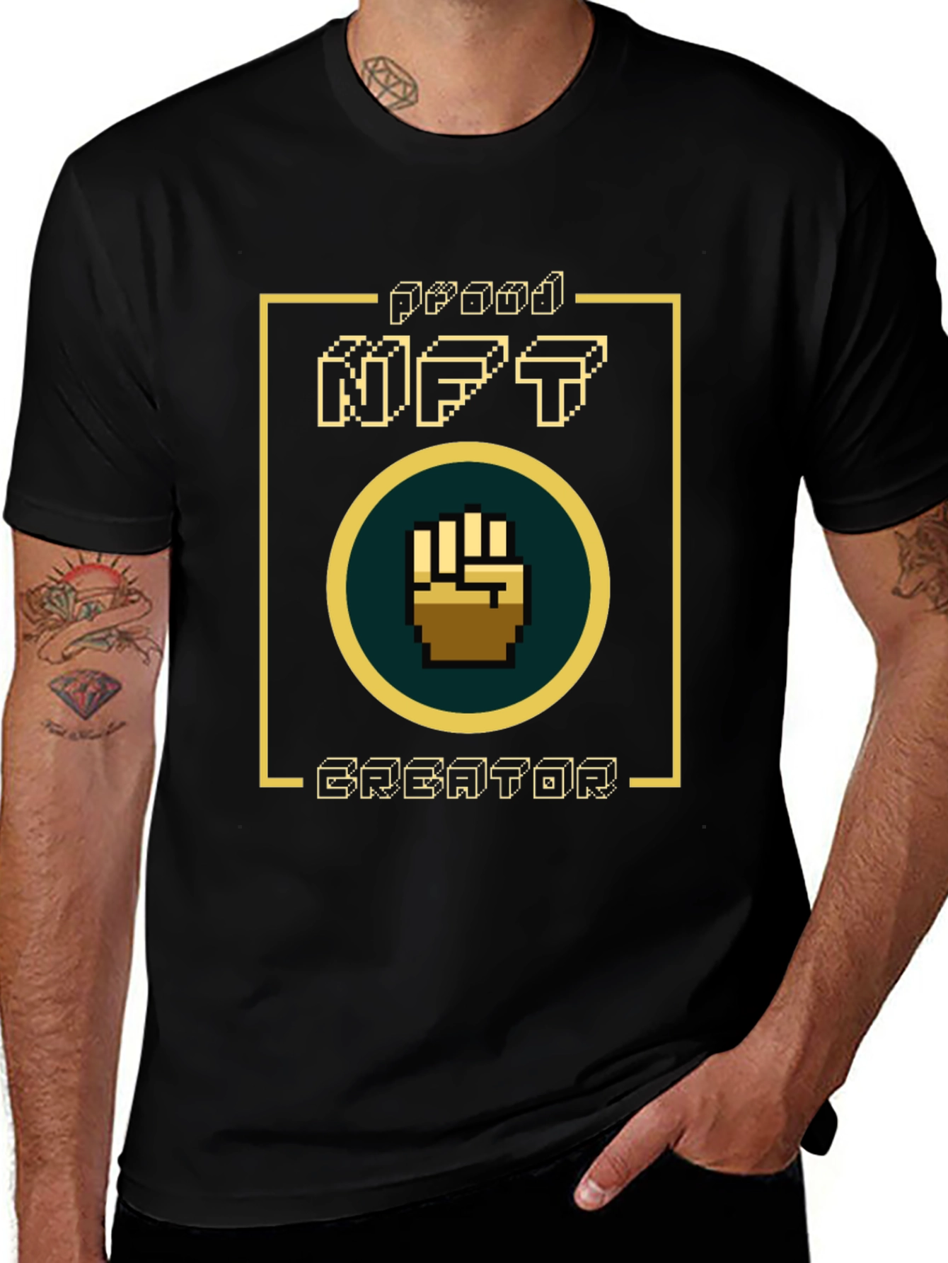 Proud NFT Creator Black T-Shirt