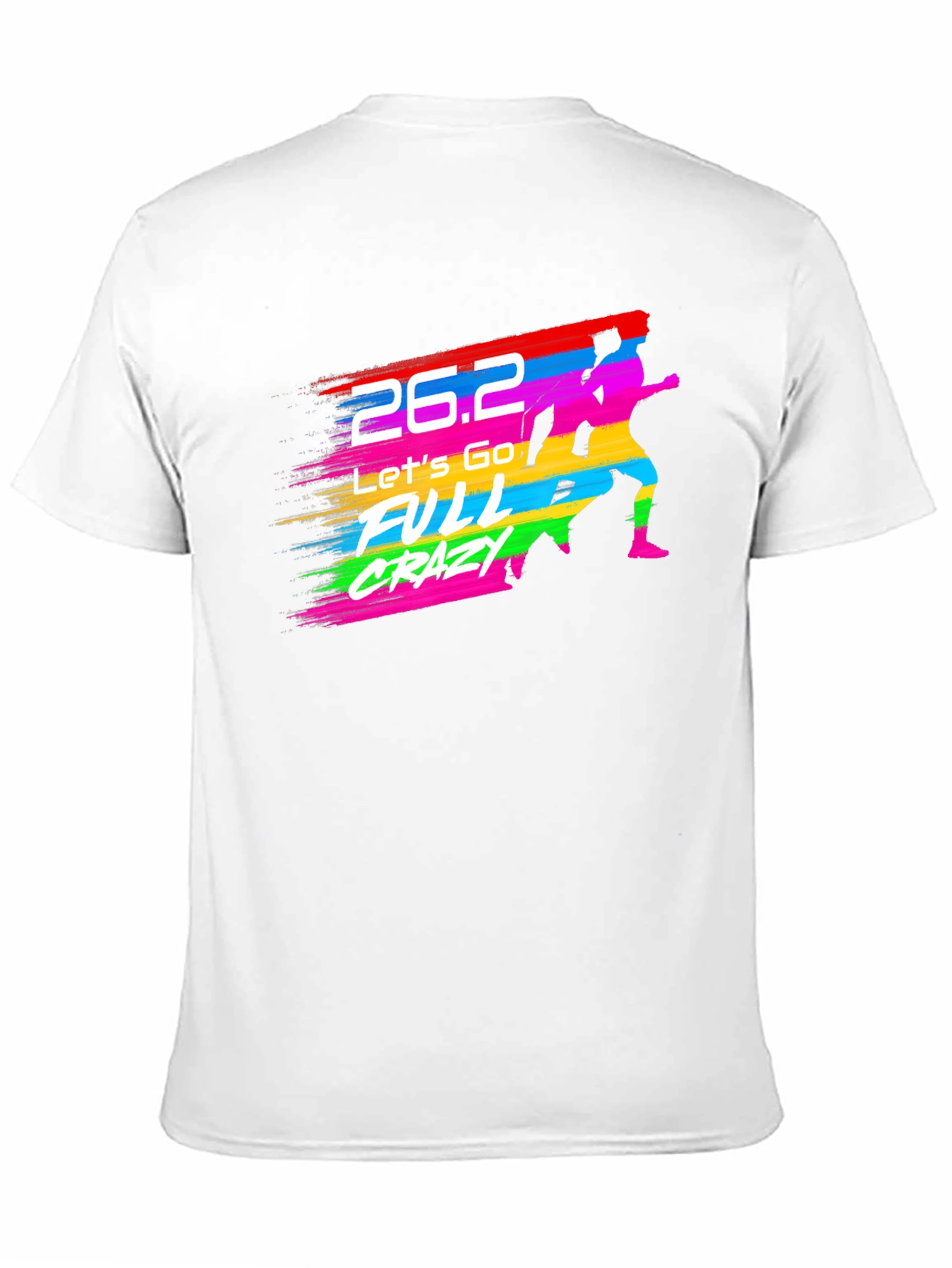 Marathon 26.2 Full Crazy Running Graphic Tee