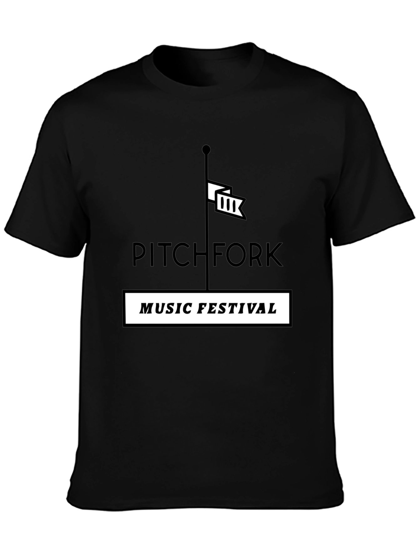 Pitchfork Music Festival Black T-Shirt