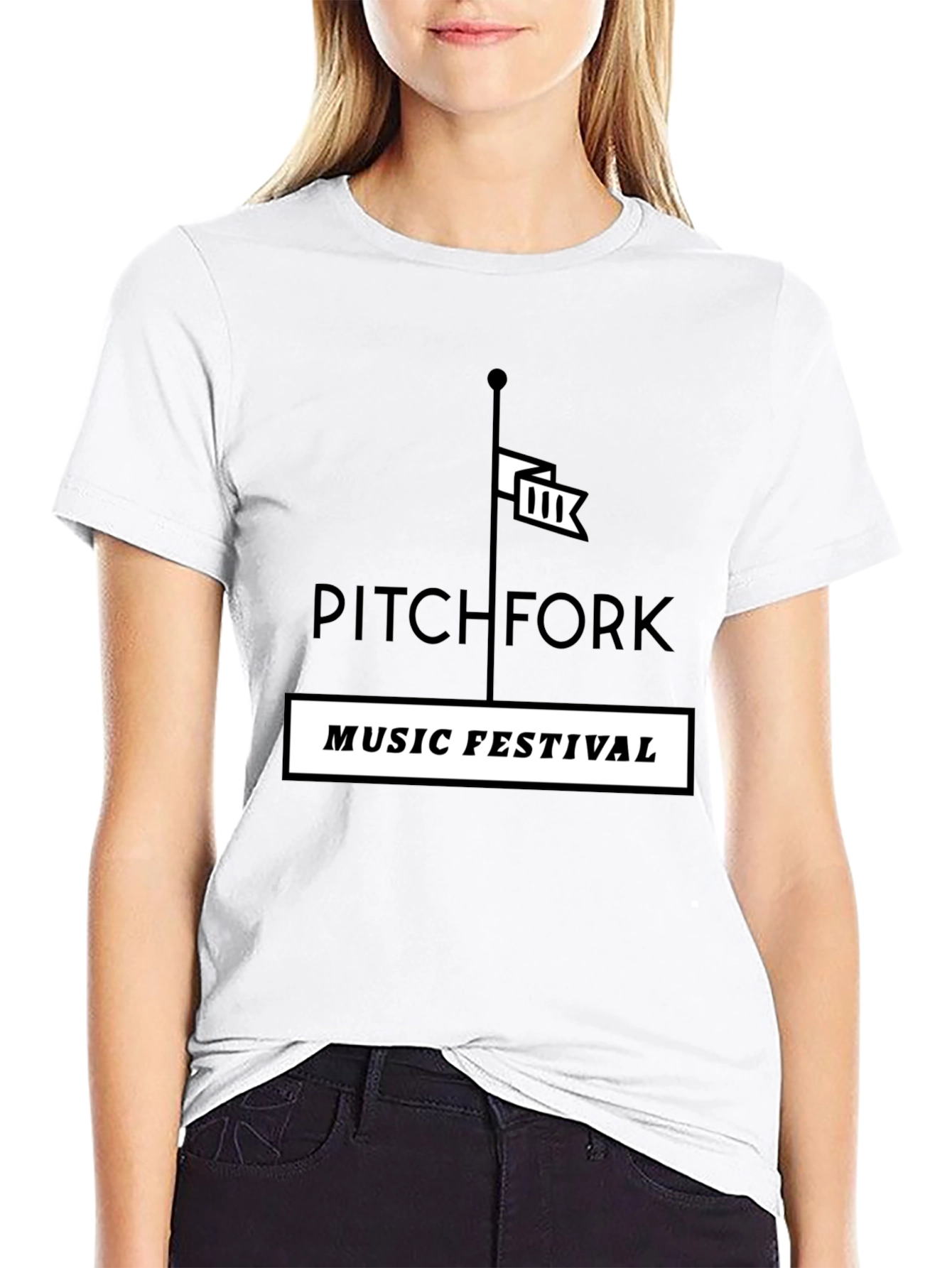 Pitchfork Music Festival Black T-Shirt