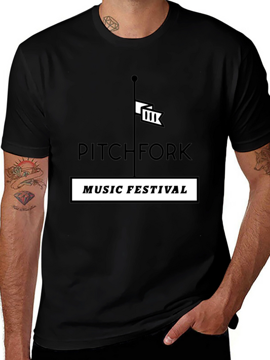 Pitchfork Music Festival Black T-Shirt