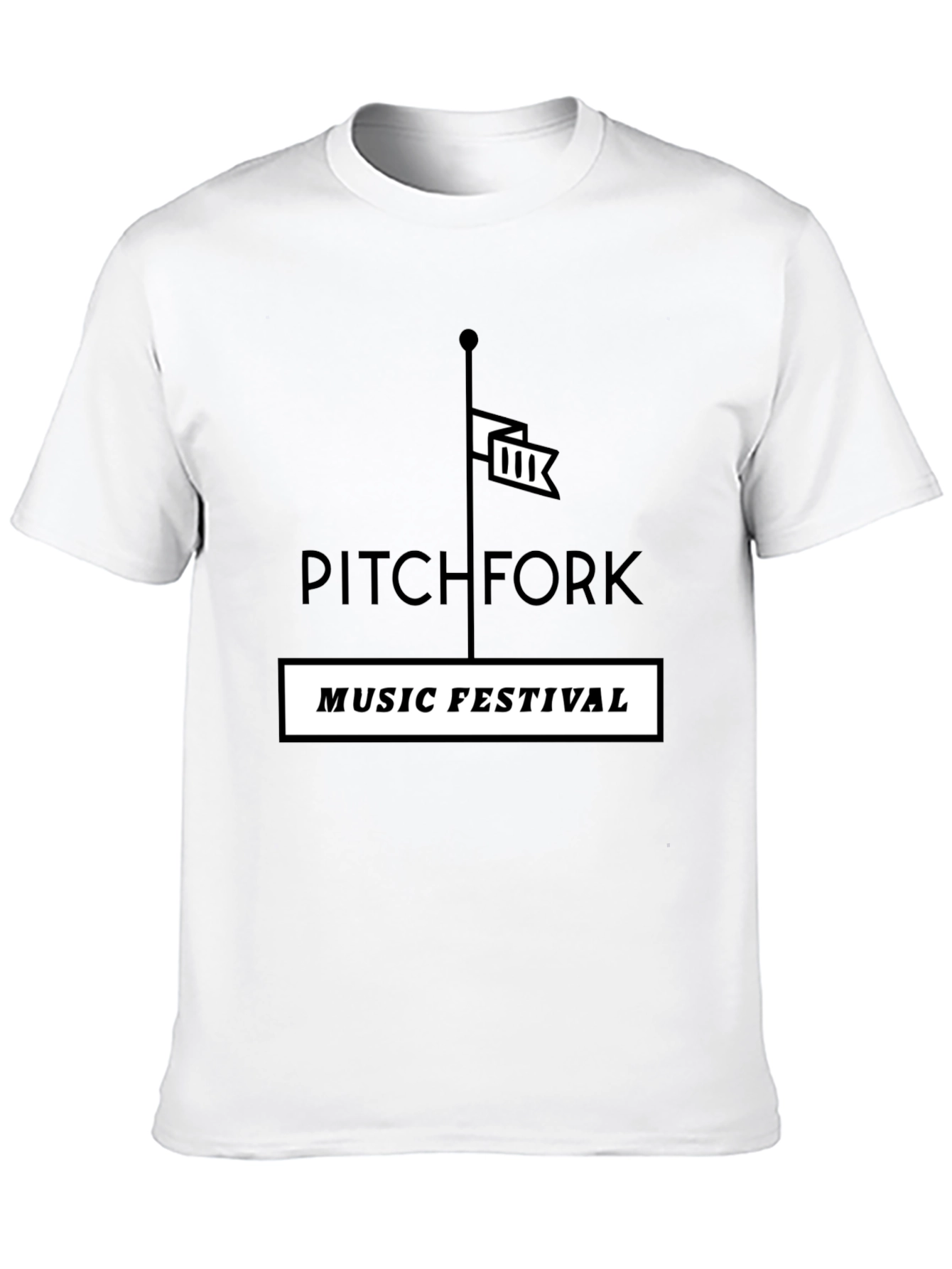 Pitchfork Music Festival Black T-Shirt
