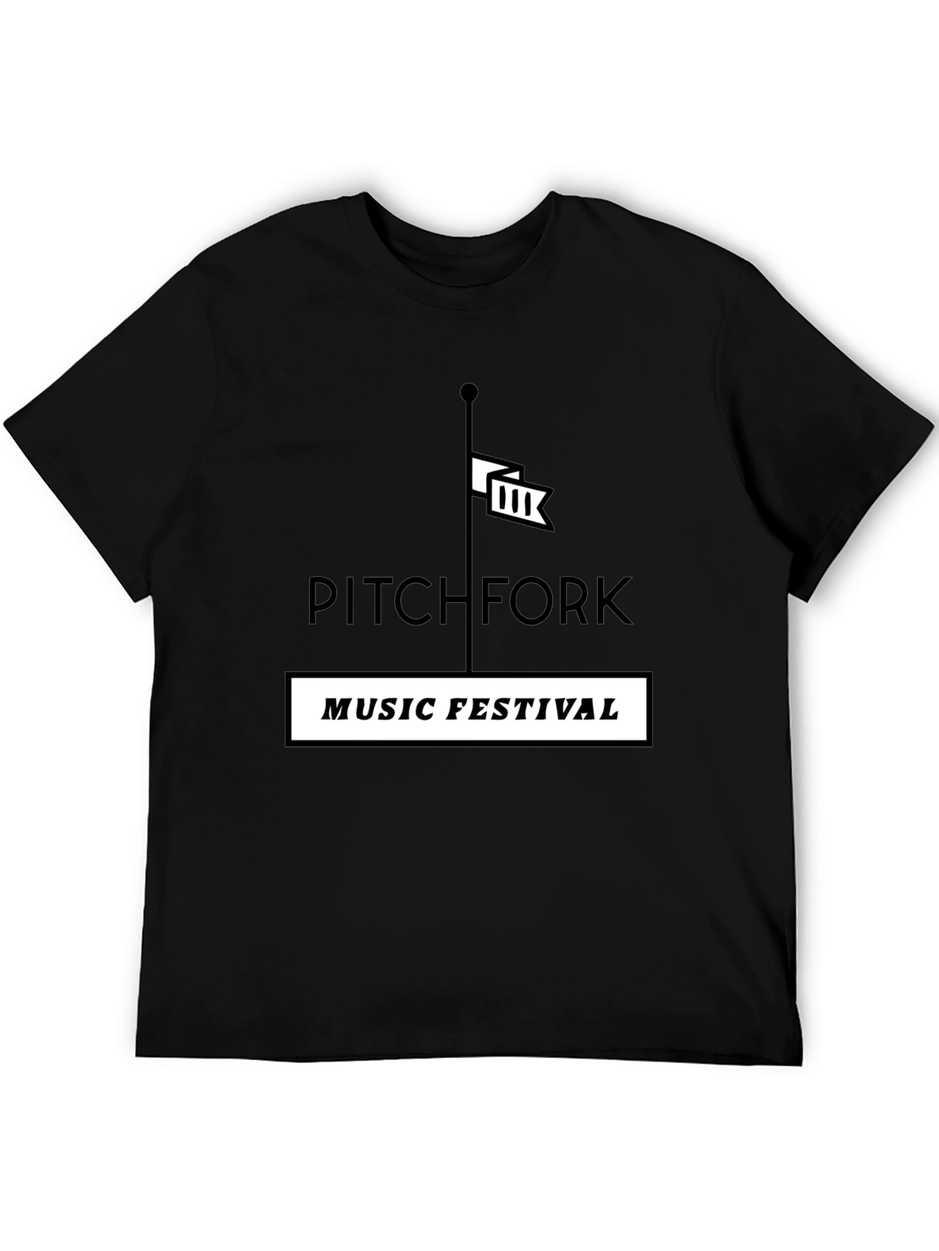 Pitchfork Music Festival Black T-Shirt