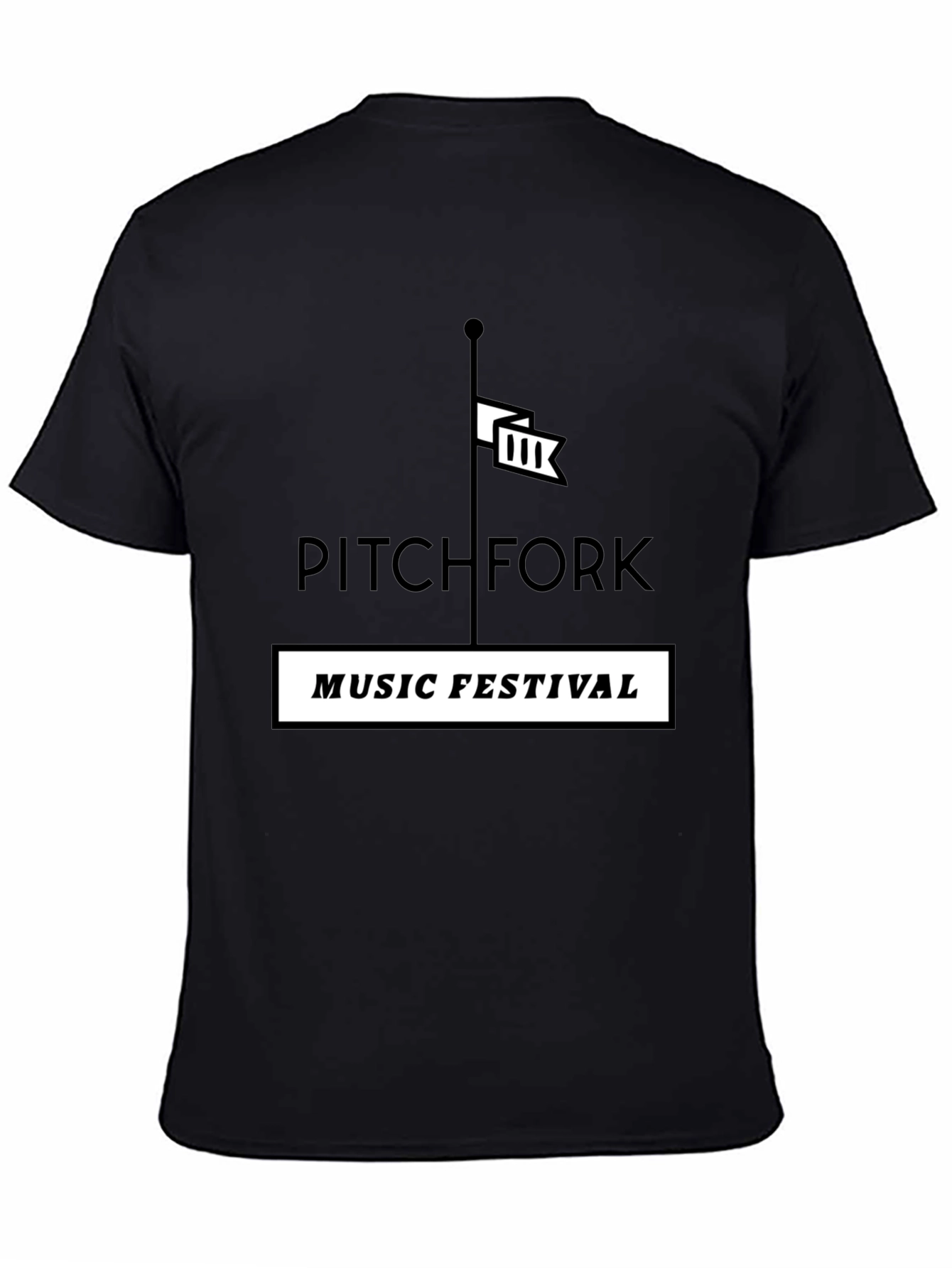 Pitchfork Music Festival Black T-Shirt