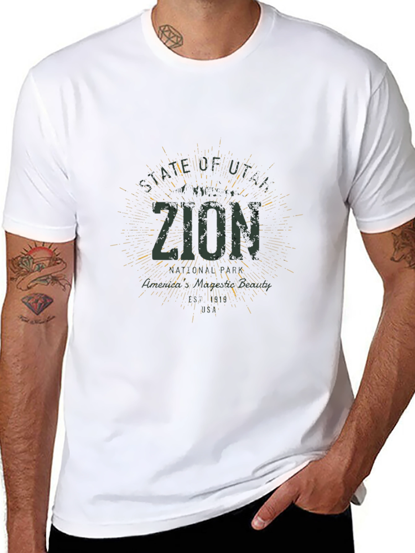 Zion National Park Graphic T-Shirt - Americas Beauty