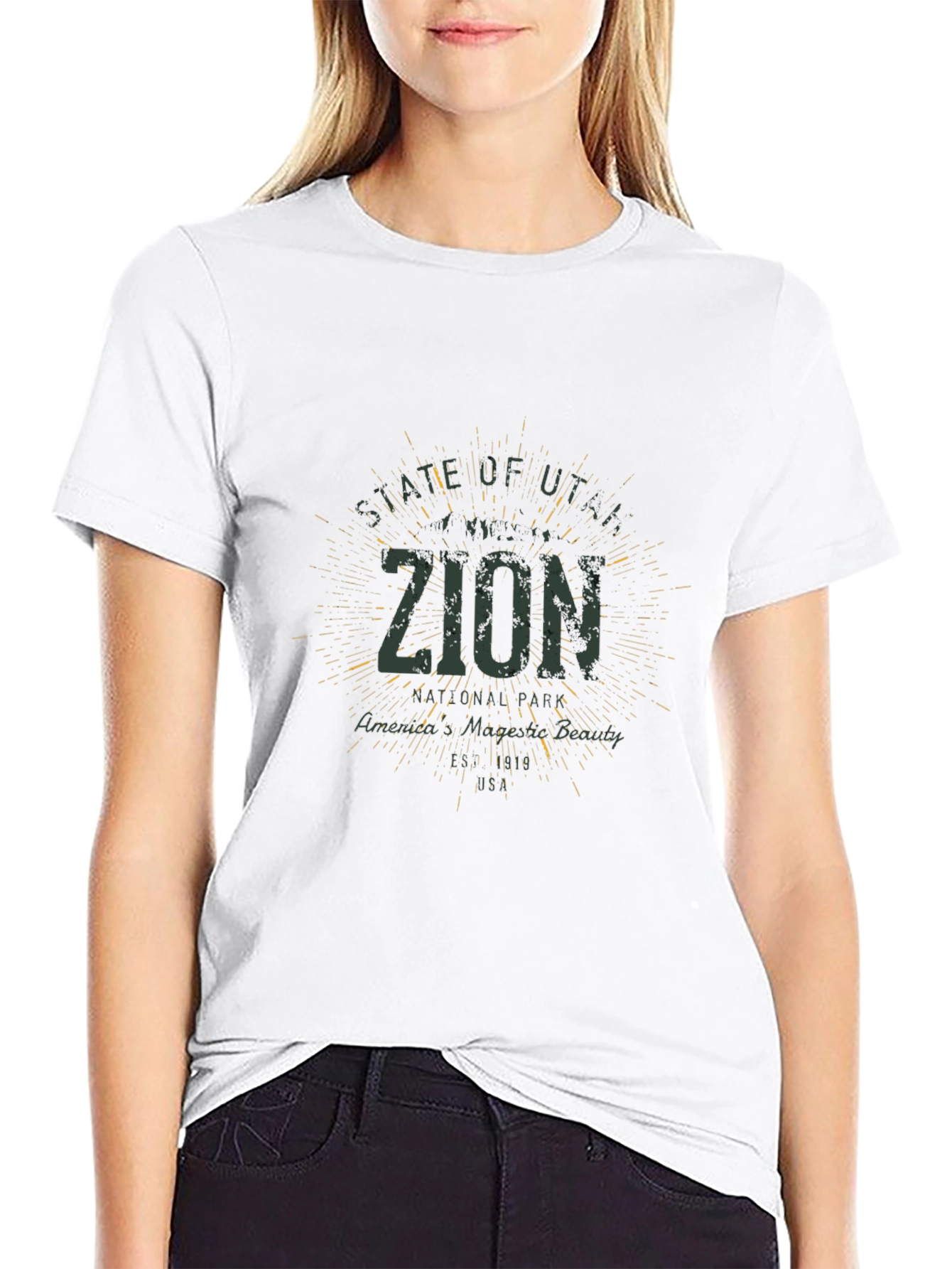 Zion National Park Graphic T-Shirt - Americas Beauty