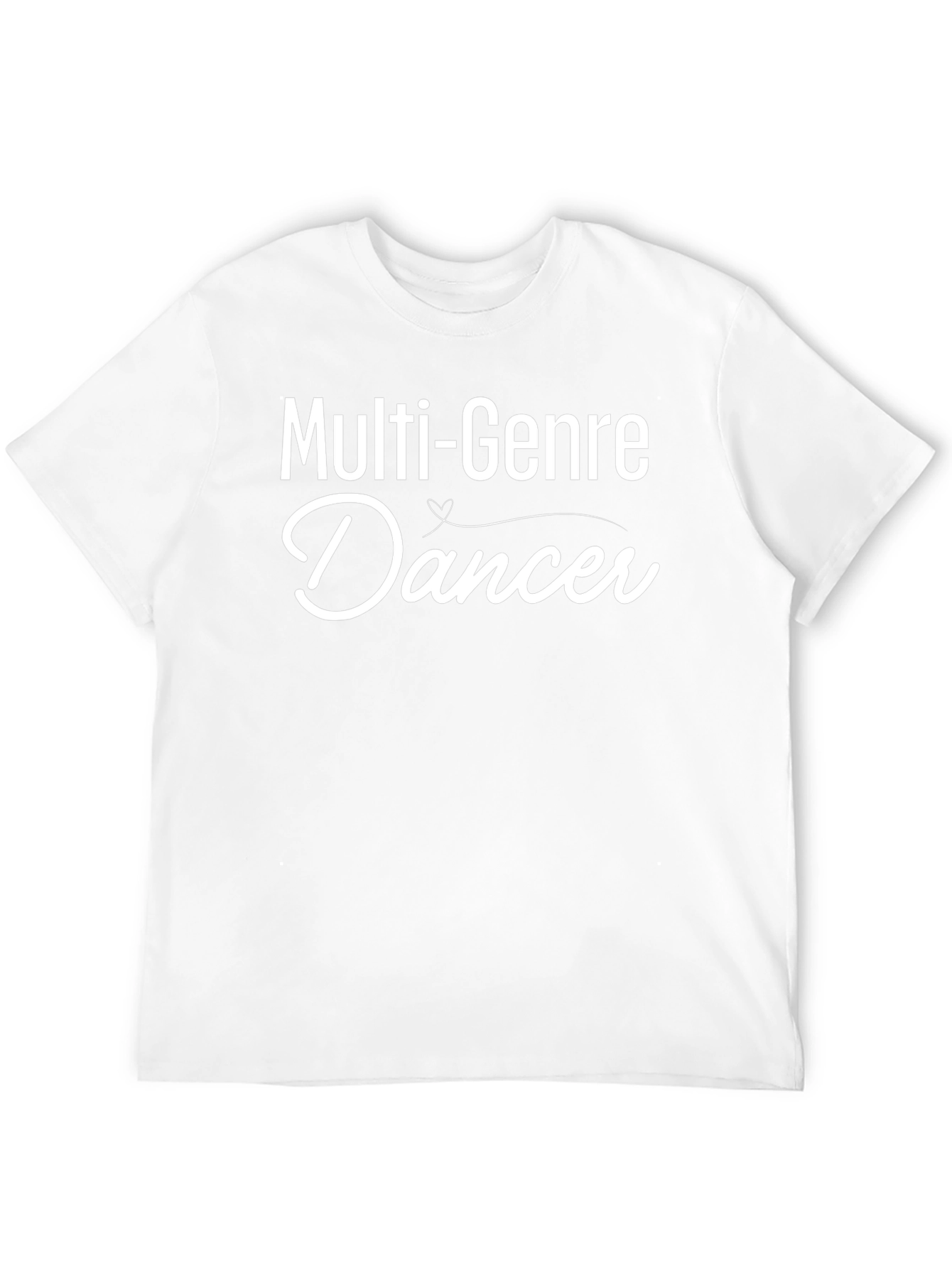 Multi-Genre Dancer Graphic Tee - Stylish Black T-Shirt
