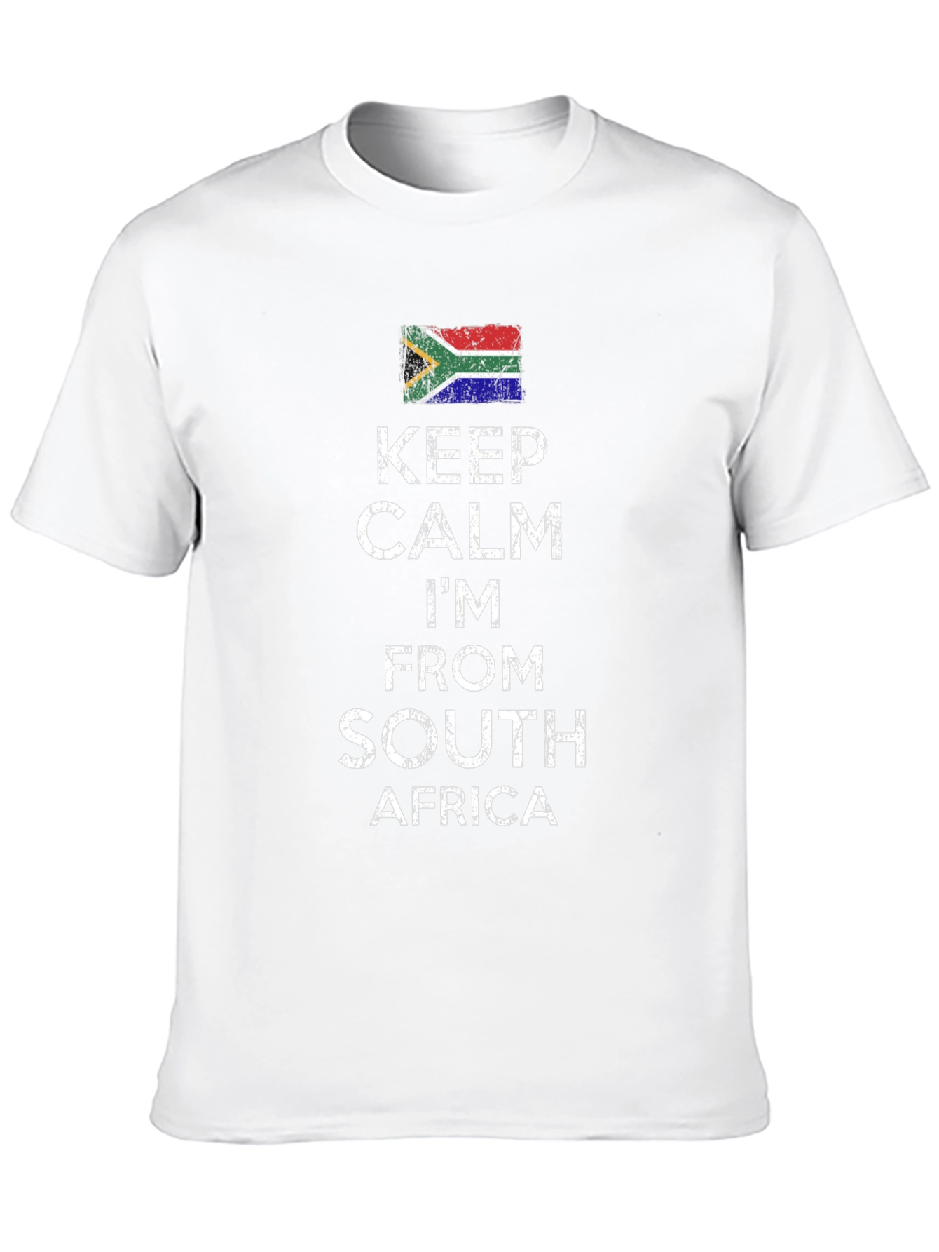 Keep Calm South Africa Flag T-Shirt