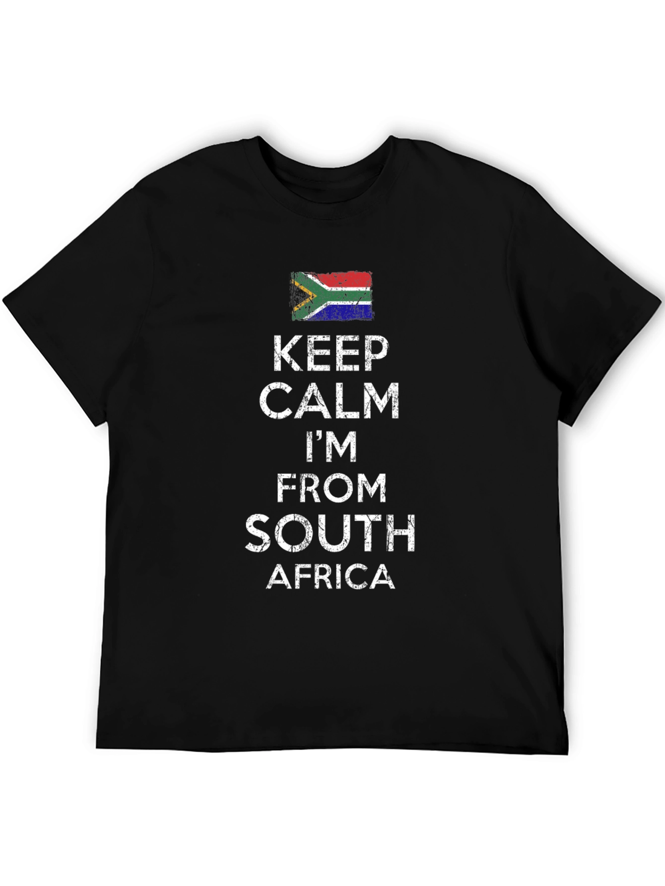 Keep Calm South Africa Flag T-Shirt