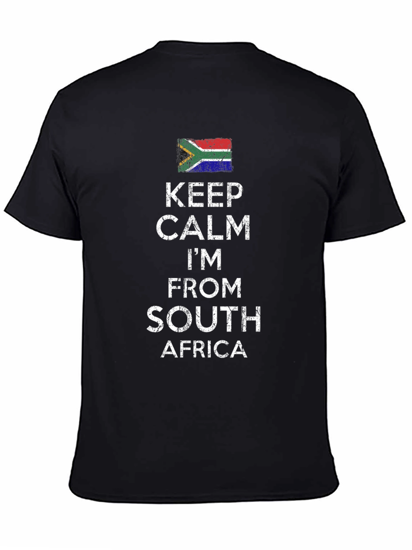 Keep Calm South Africa Flag T-Shirt