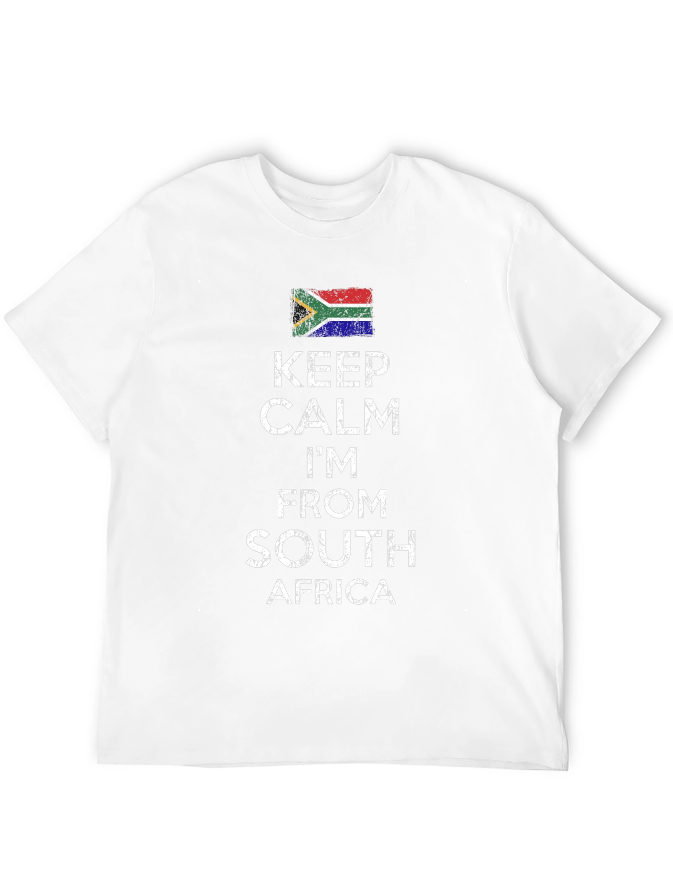Keep Calm South Africa Flag T-Shirt