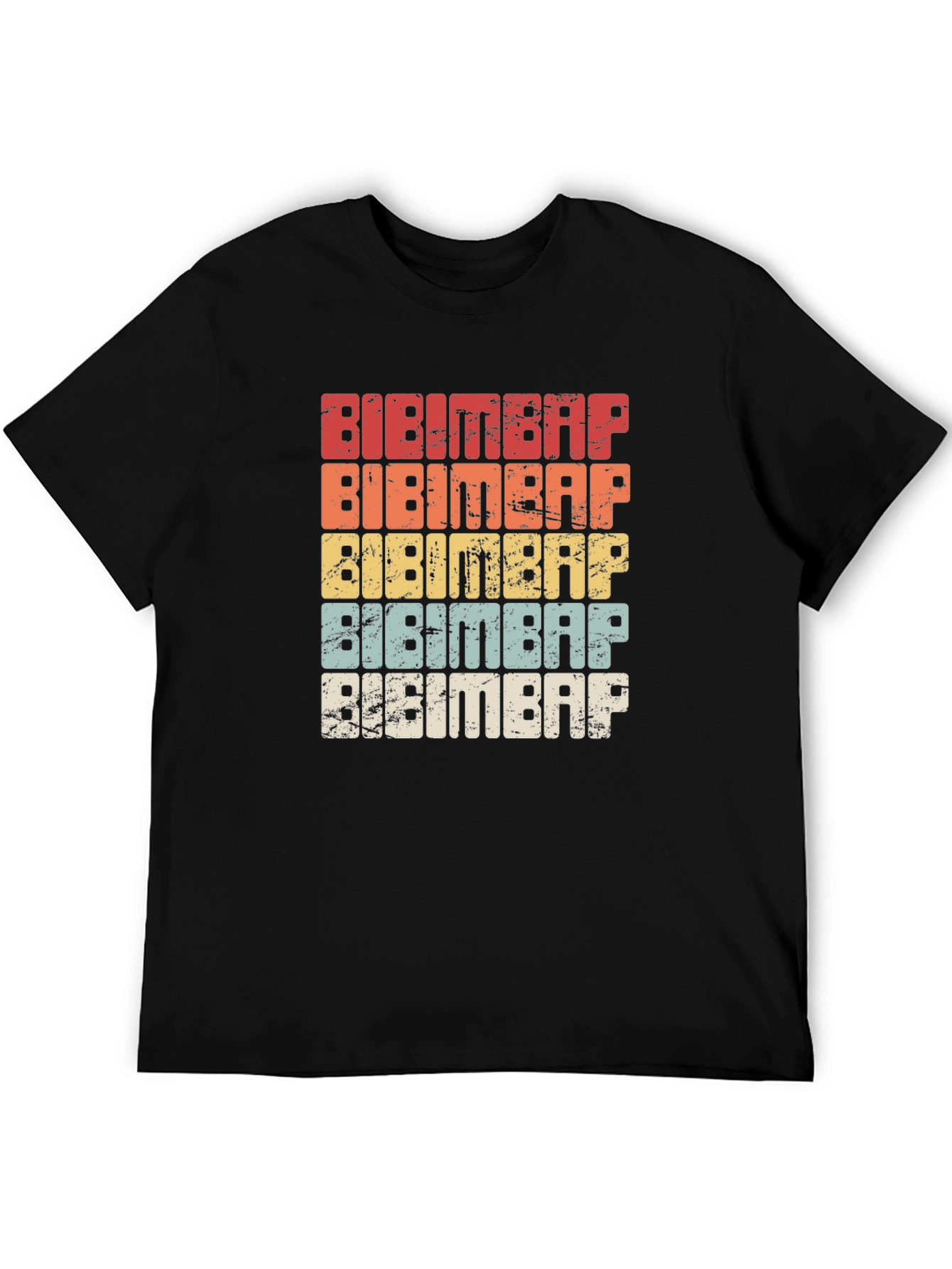 Bibimbap Retro T-Shirt - Korean Food Lover Tee