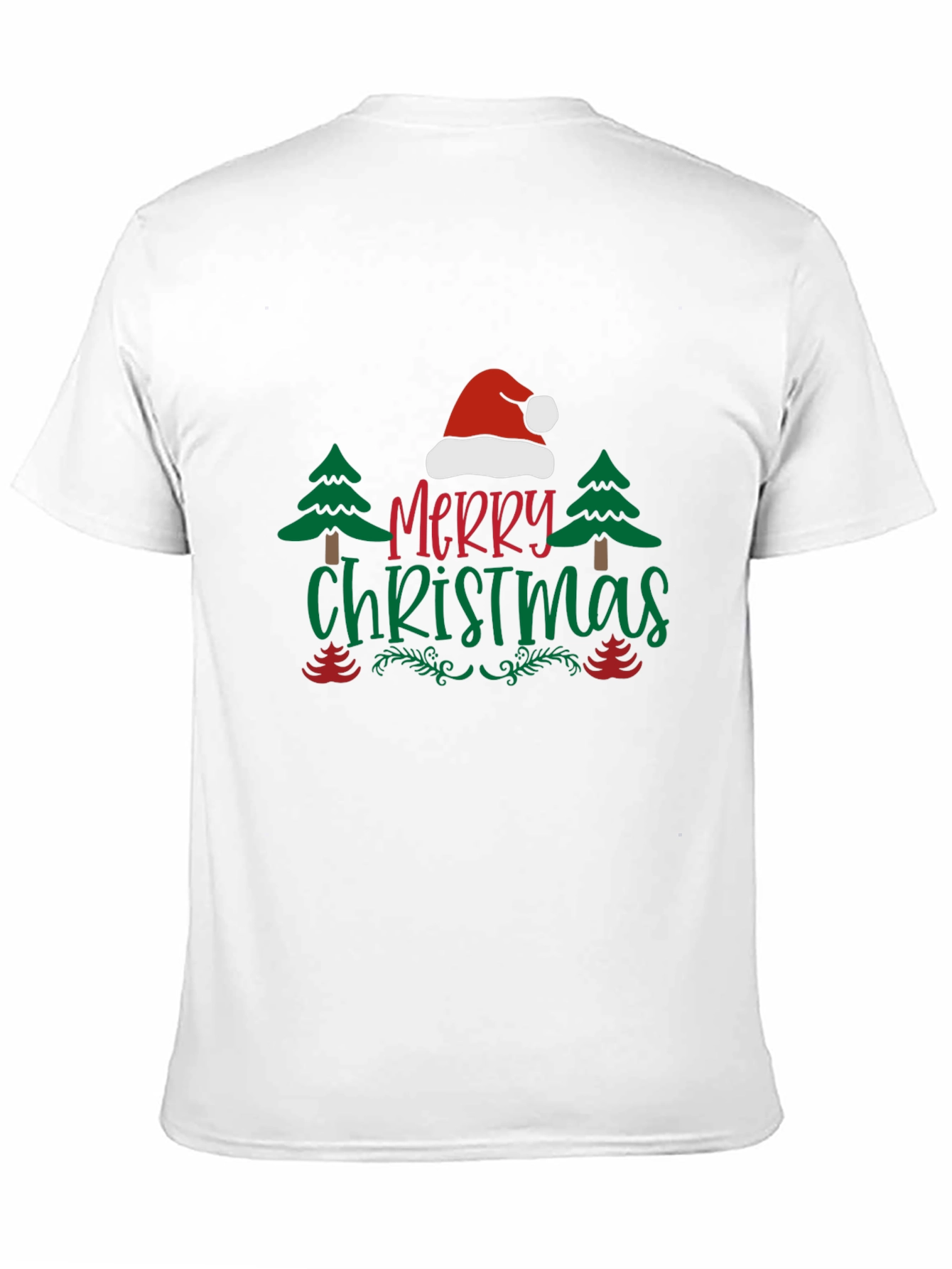 Festive Merry Christmas Graphic Tee Shirt