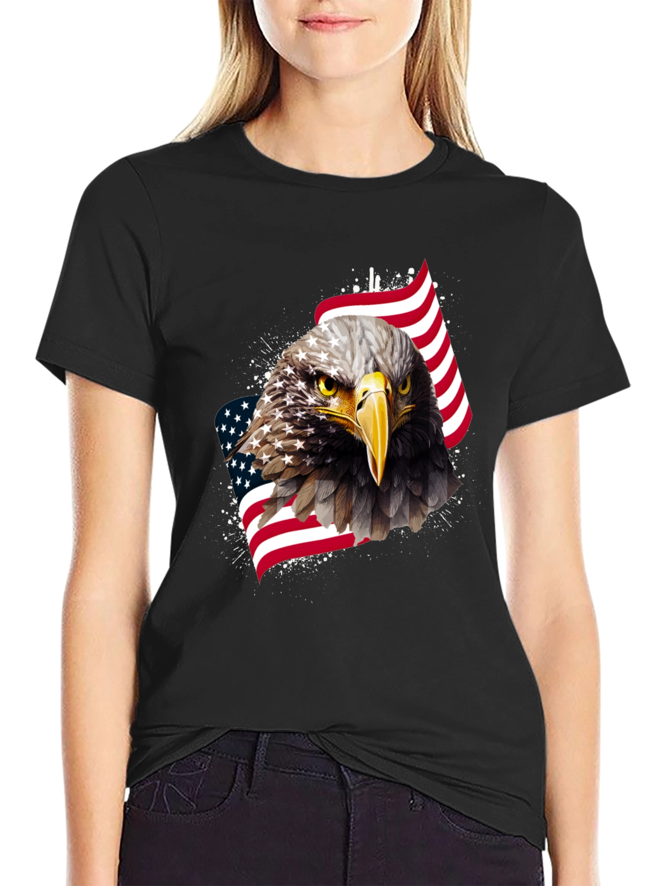American Eagle Graphic Tee - Patriotic Style