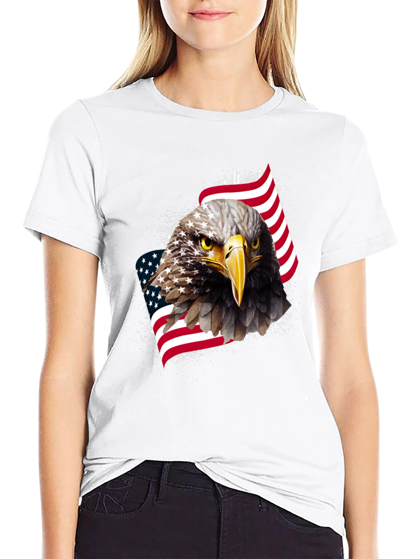 American Eagle Graphic Tee - Patriotic Style