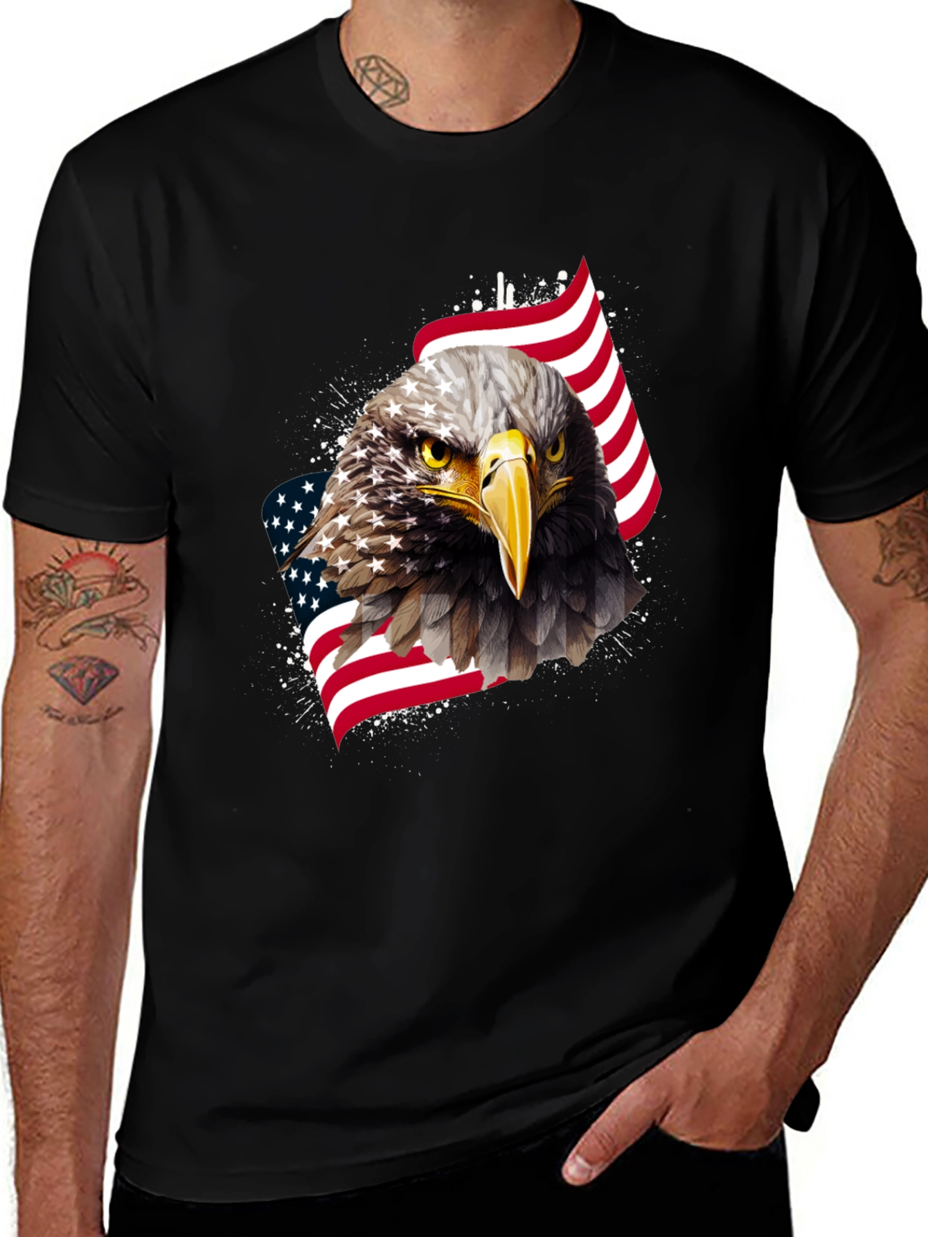 American Eagle Graphic Tee - Patriotic Style