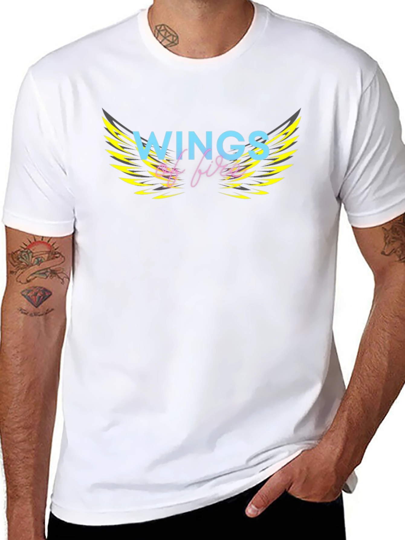 Wings of Fire Graphic T-Shirt - Black