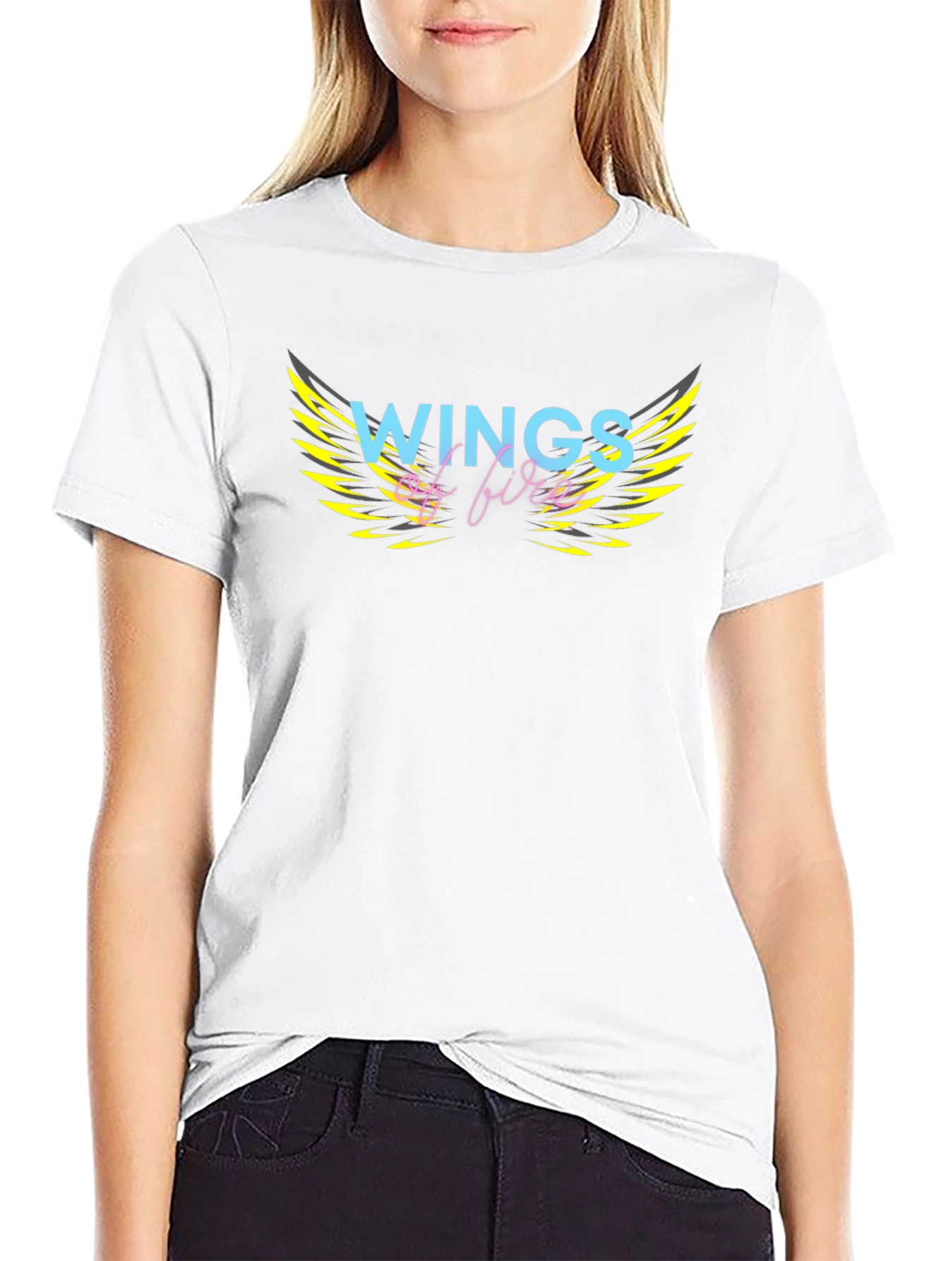 Wings of Fire Graphic T-Shirt - Black