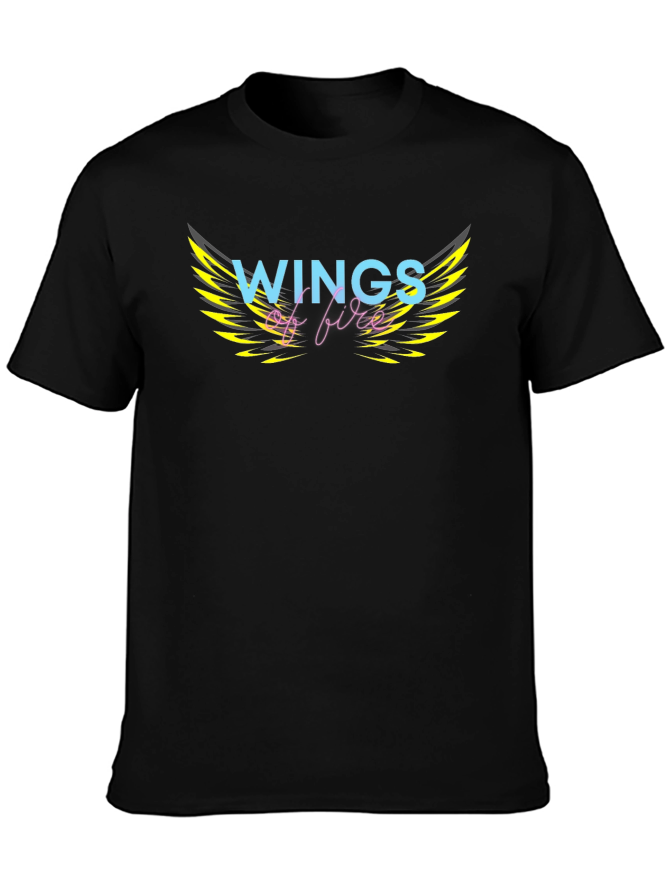 Wings of Fire Graphic T-Shirt - Black