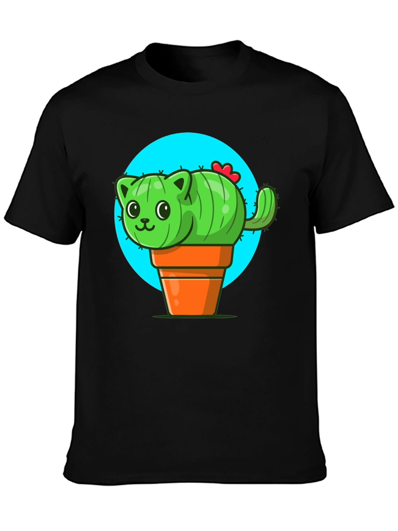 Cactus Cat T-Shirt - Potted Prickly Pet Tee