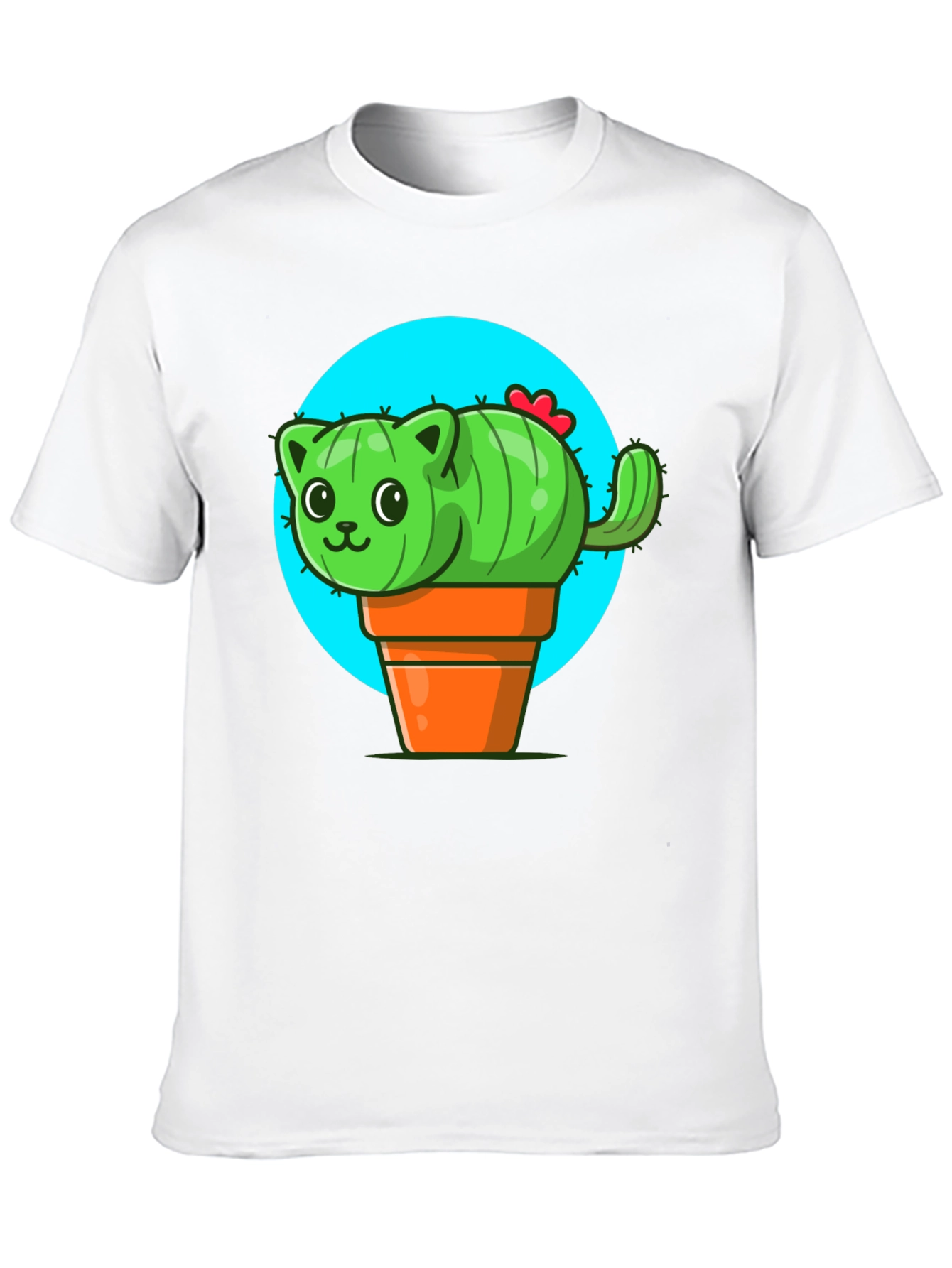 Cactus Cat T-Shirt - Potted Prickly Pet Tee