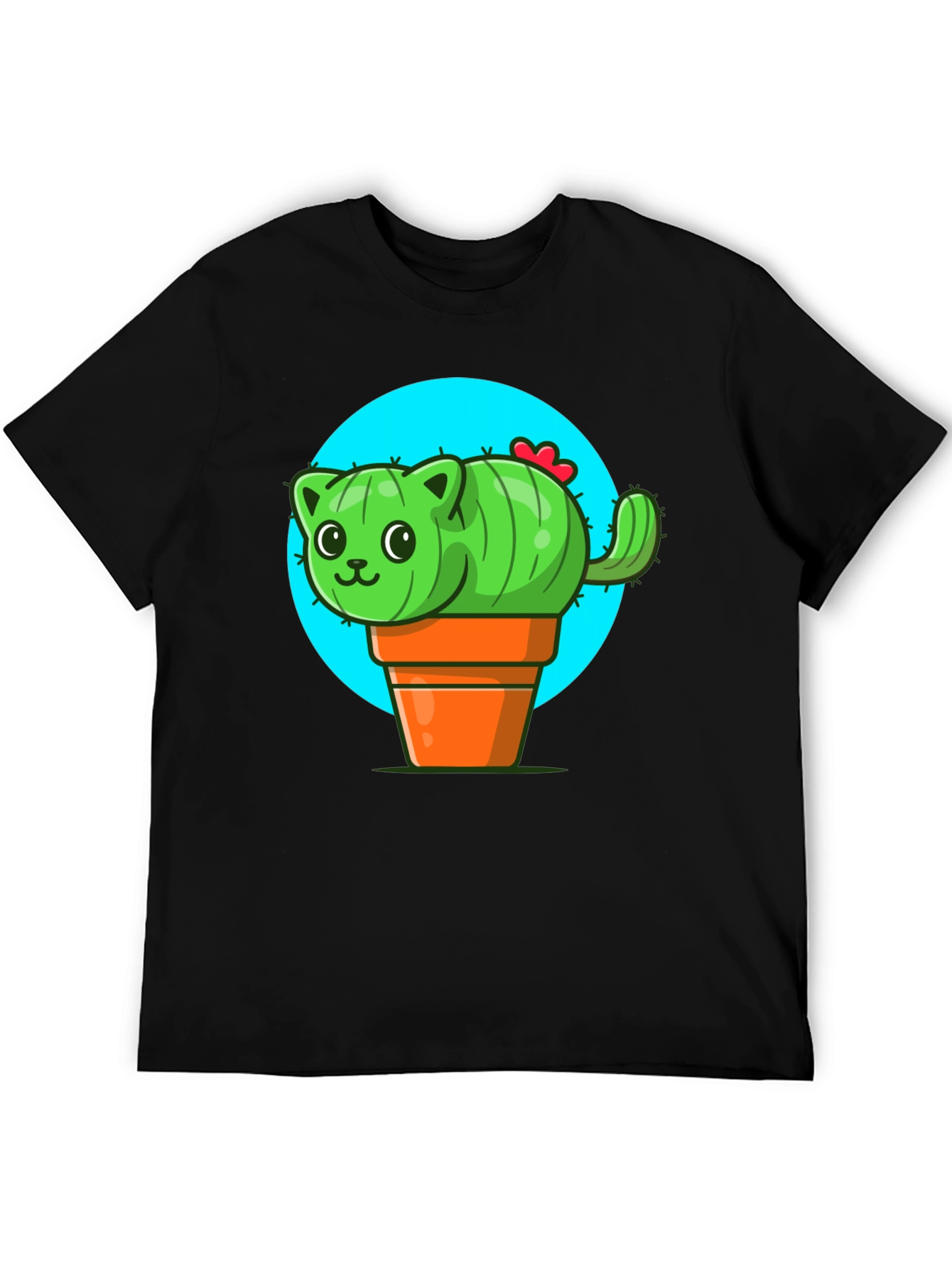 Cactus Cat T-Shirt - Potted Prickly Pet Tee