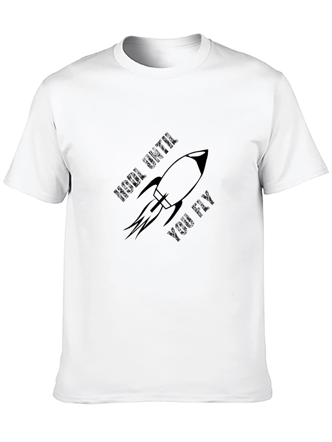 Rocket Graphic Black T-Shirt