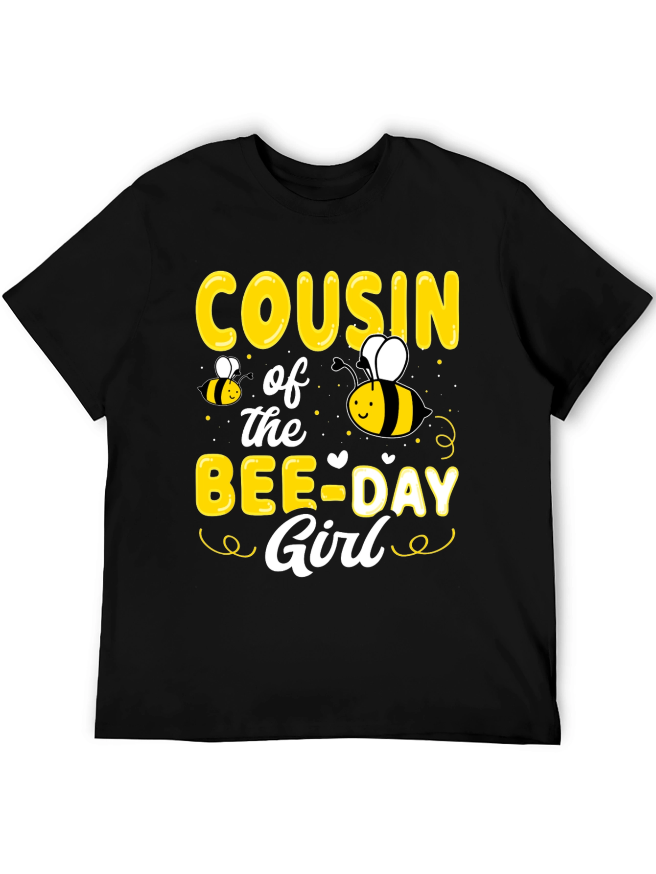 Cousin of the Bee-Day Girl T-Shirt Birthday Tee