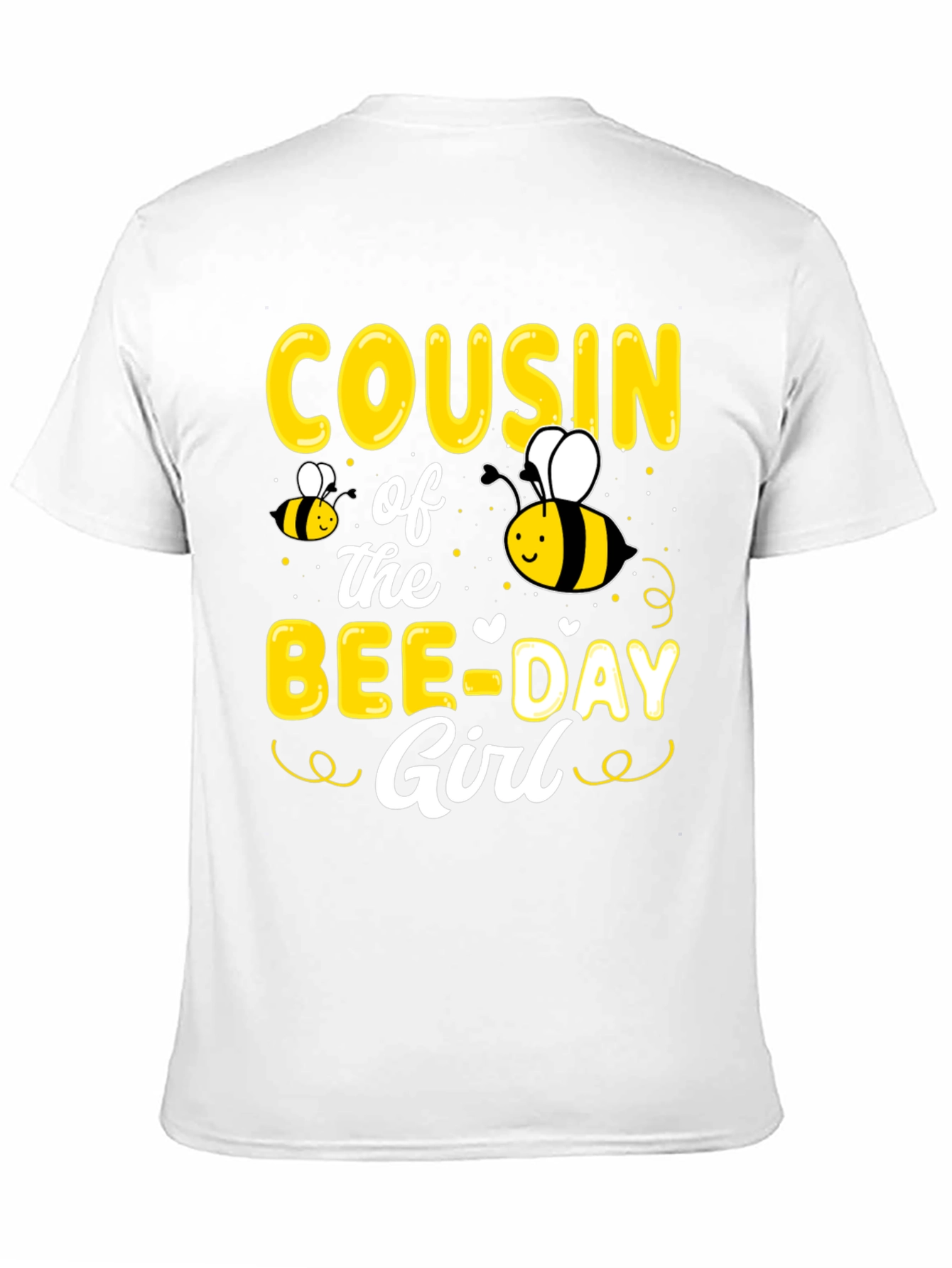 Cousin of the Bee-Day Girl T-Shirt Birthday Tee