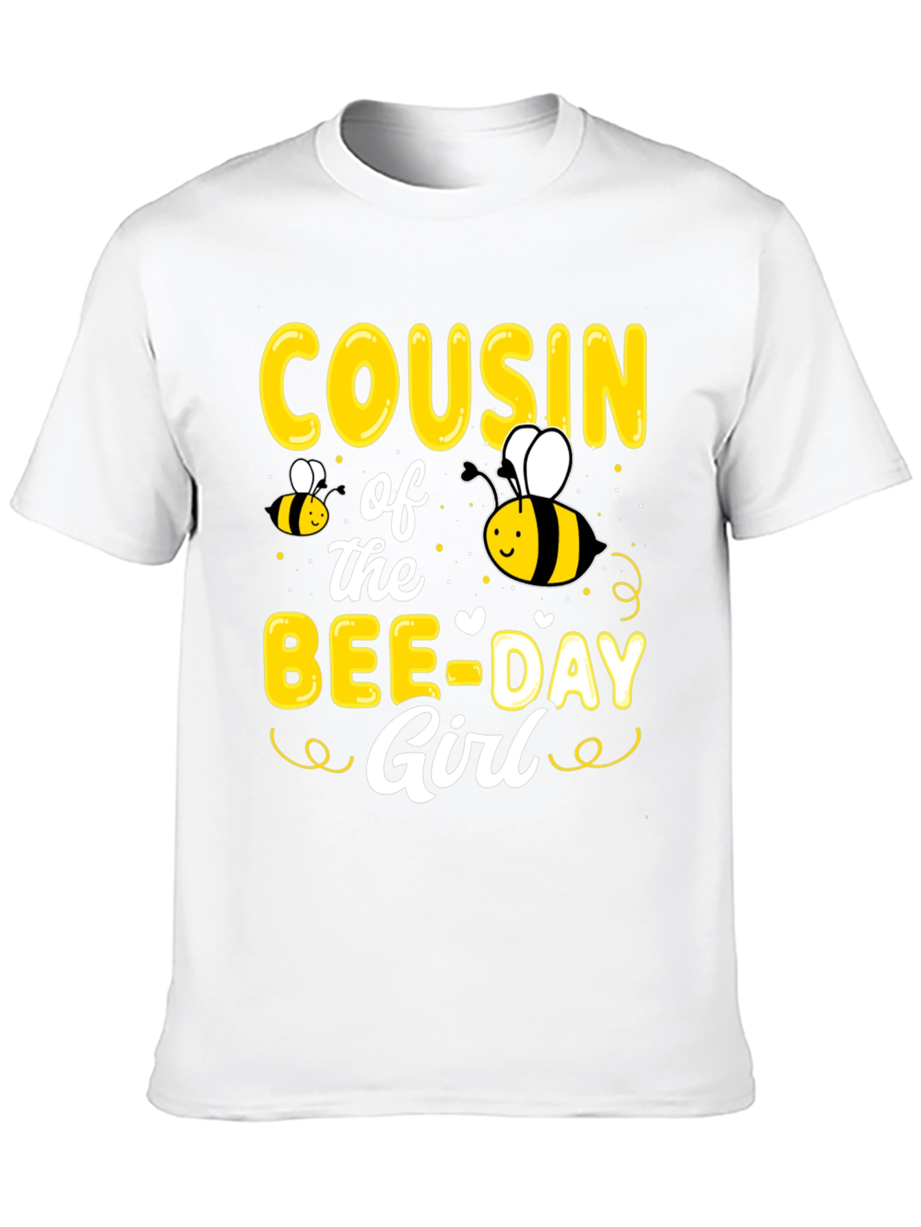 Cousin of the Bee-Day Girl T-Shirt Birthday Tee