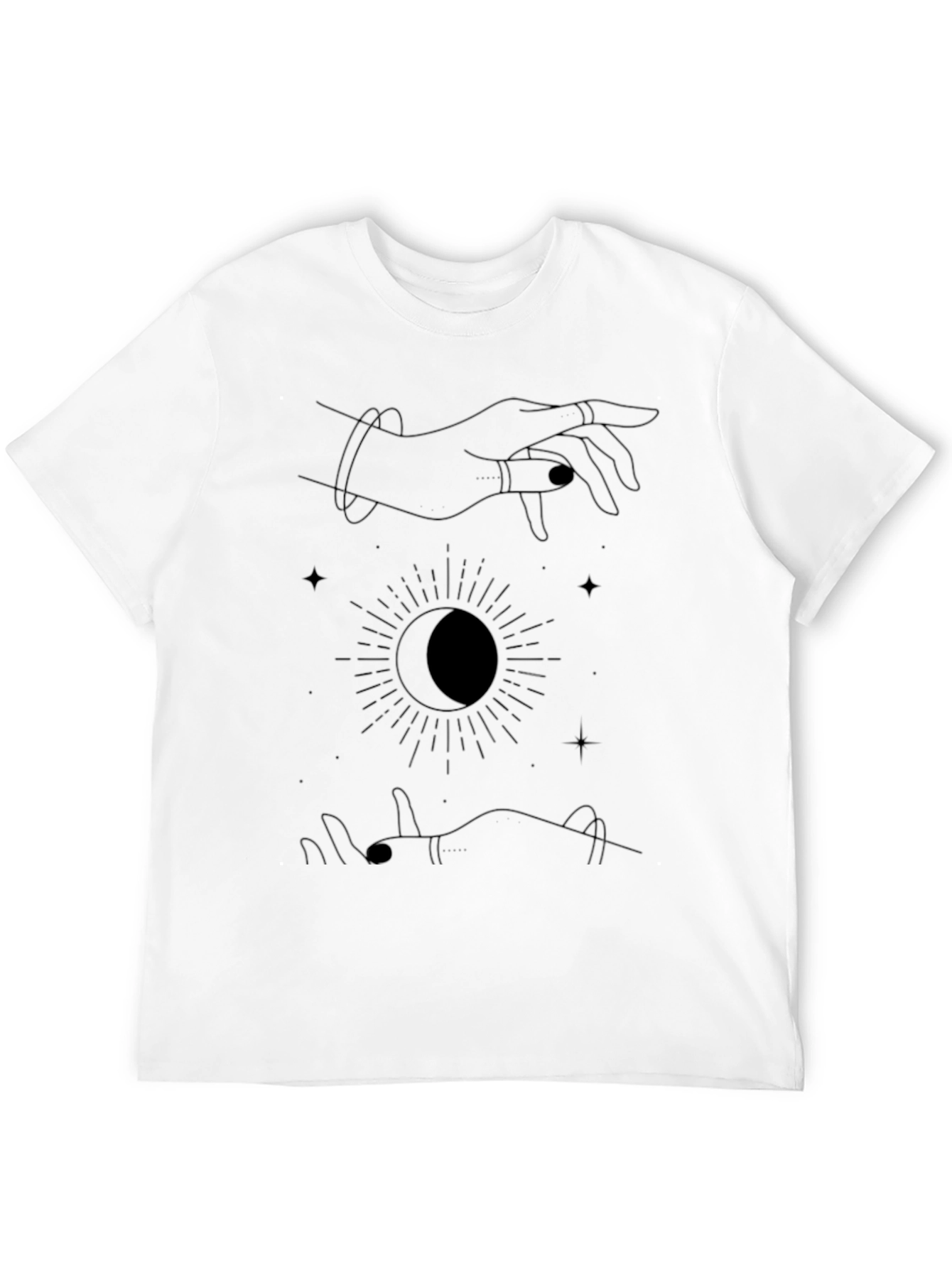 Celestial Hands Graphic T-Shirt - Mystic Unisex Tee